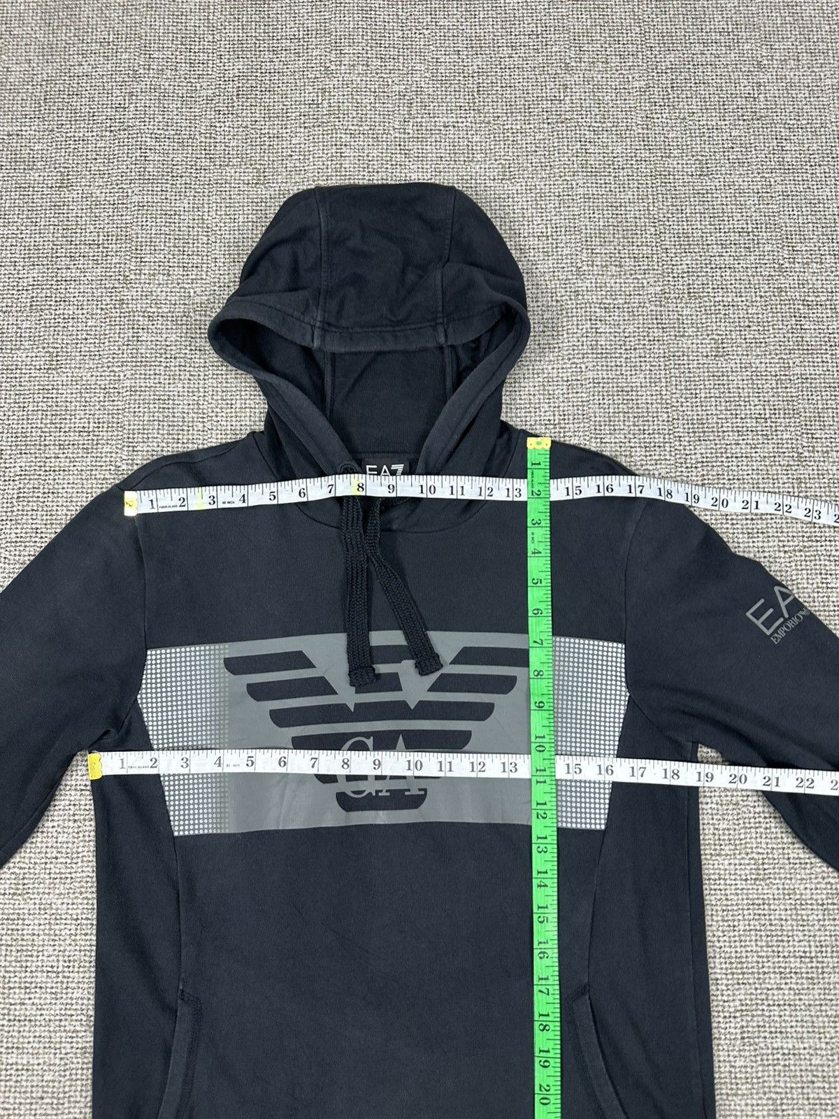 Giorgio Armani Emporio Armani by Giorgio Armani Big Logo Hoodie Z311 Size US S / EU 44-46 / 1 - 6 Thumbnail