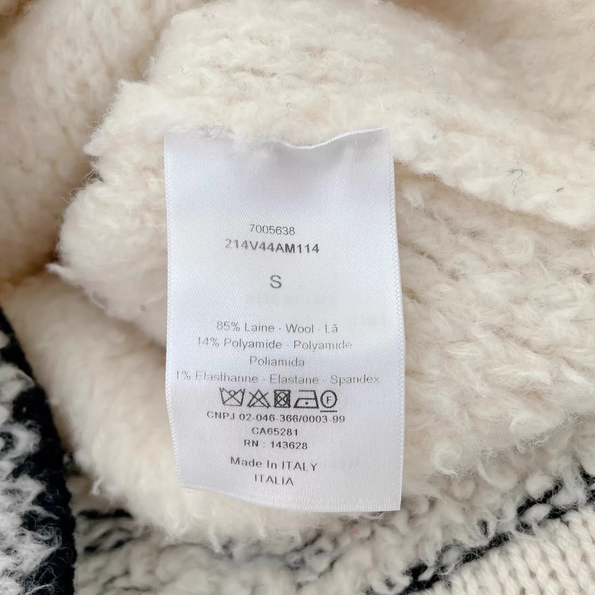 Dior Christian Dior white teddy jacket size S Size S / US 4 / IT 40 - 7 Thumbnail