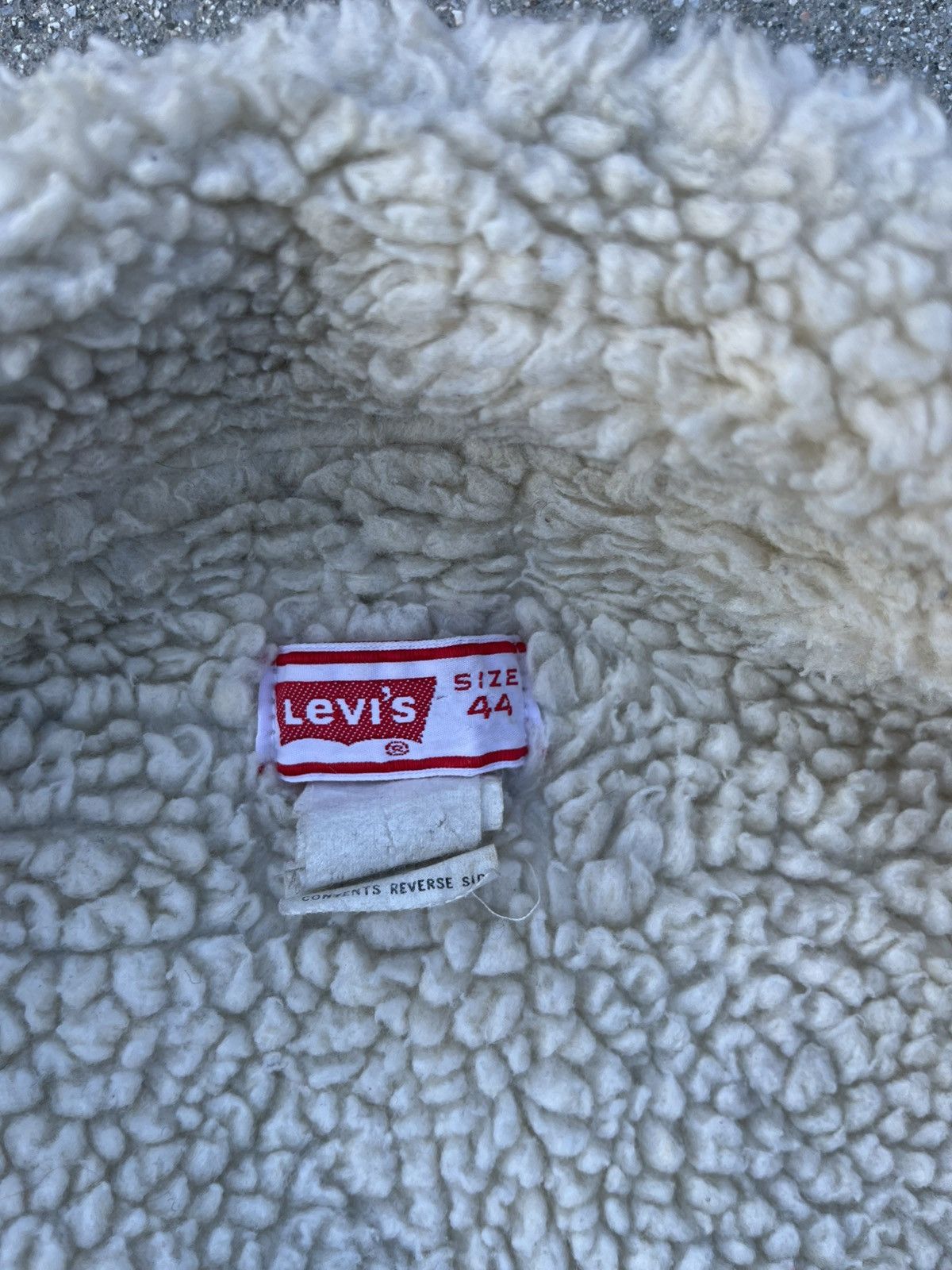 Levi's Vintage Levi’s Orange Tab Sherpa Lined Trucker Jacket 44 Size US M / EU 48-50 / 2 - 4 Thumbnail