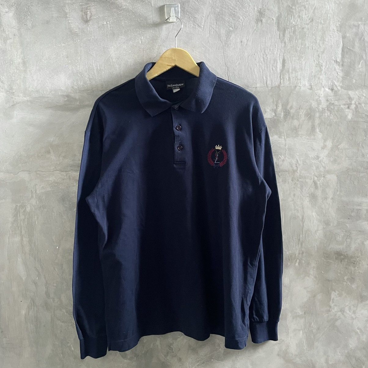 🔥YvesSaintLaurent pour homme embroidery logo shirt