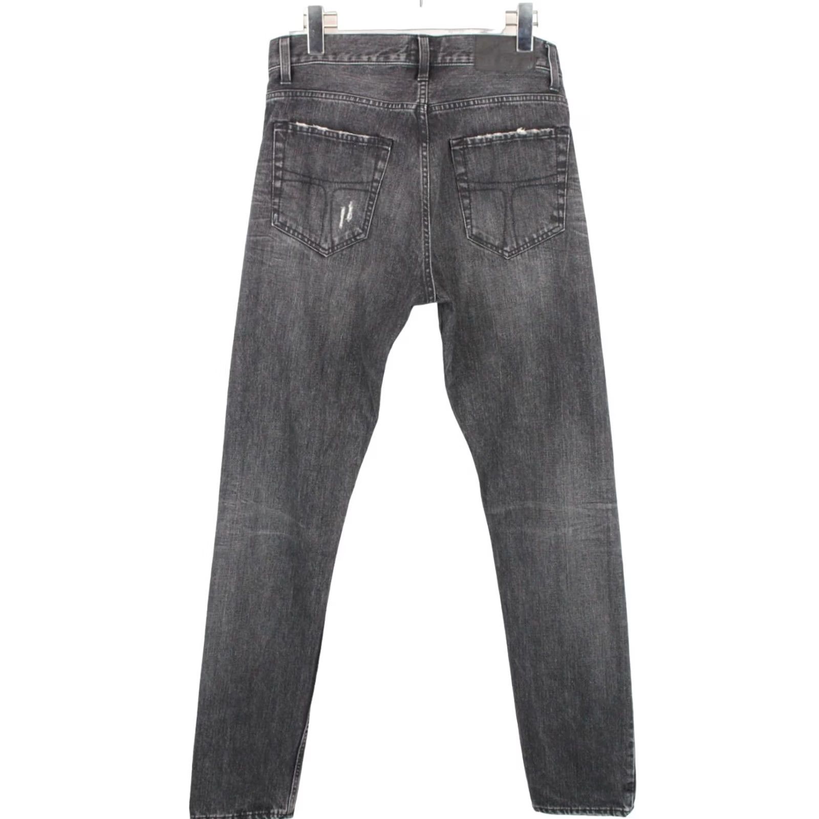 Tiger of Sweden Tiger Of Sweden Pistolero Darko Jeans Slim Men W32/L34 Black 34 Inseam Whiskers Ripped Size US 32 / EU 48 - 2 Thumbnail