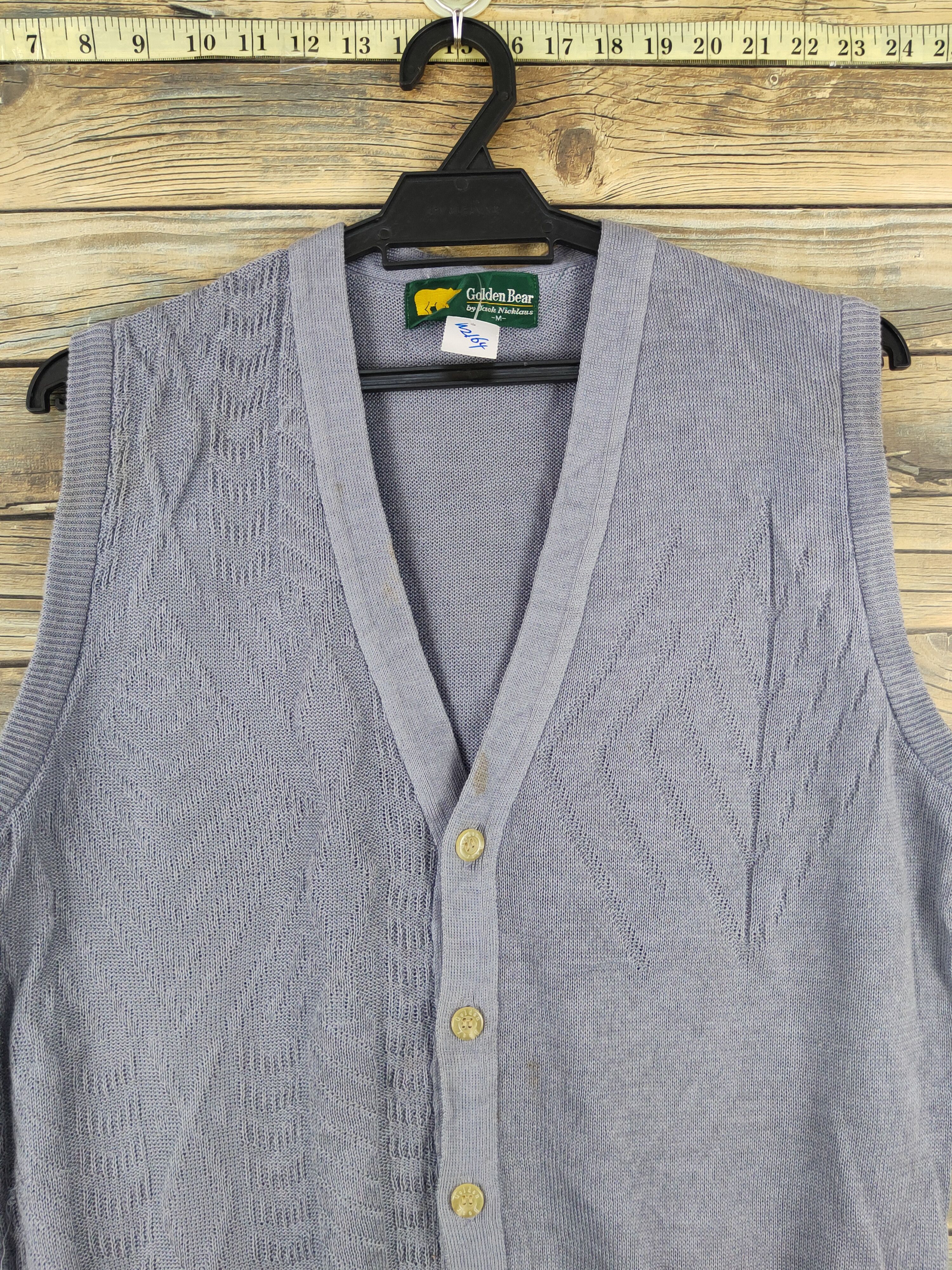 Golden Bear Golden Bear Purple Knitwear Vest #W2164 Size US M / EU 48-50 / 2 - 2 Thumbnail