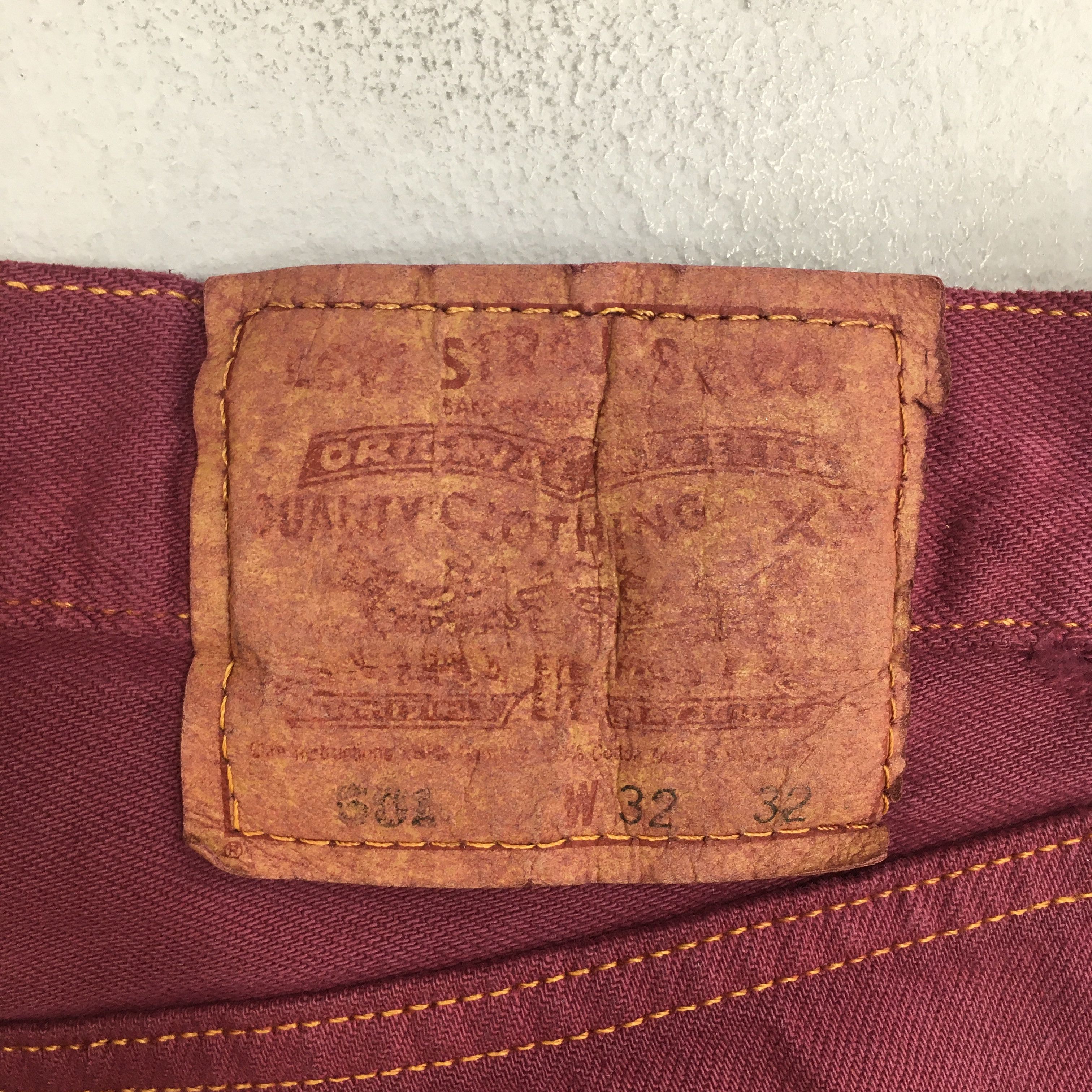 Levi's Size 30x31.5 Vintage 90s Levi's 501 Faded Red Jeans S1933 Size US 30 / EU 46 - 12 Thumbnail