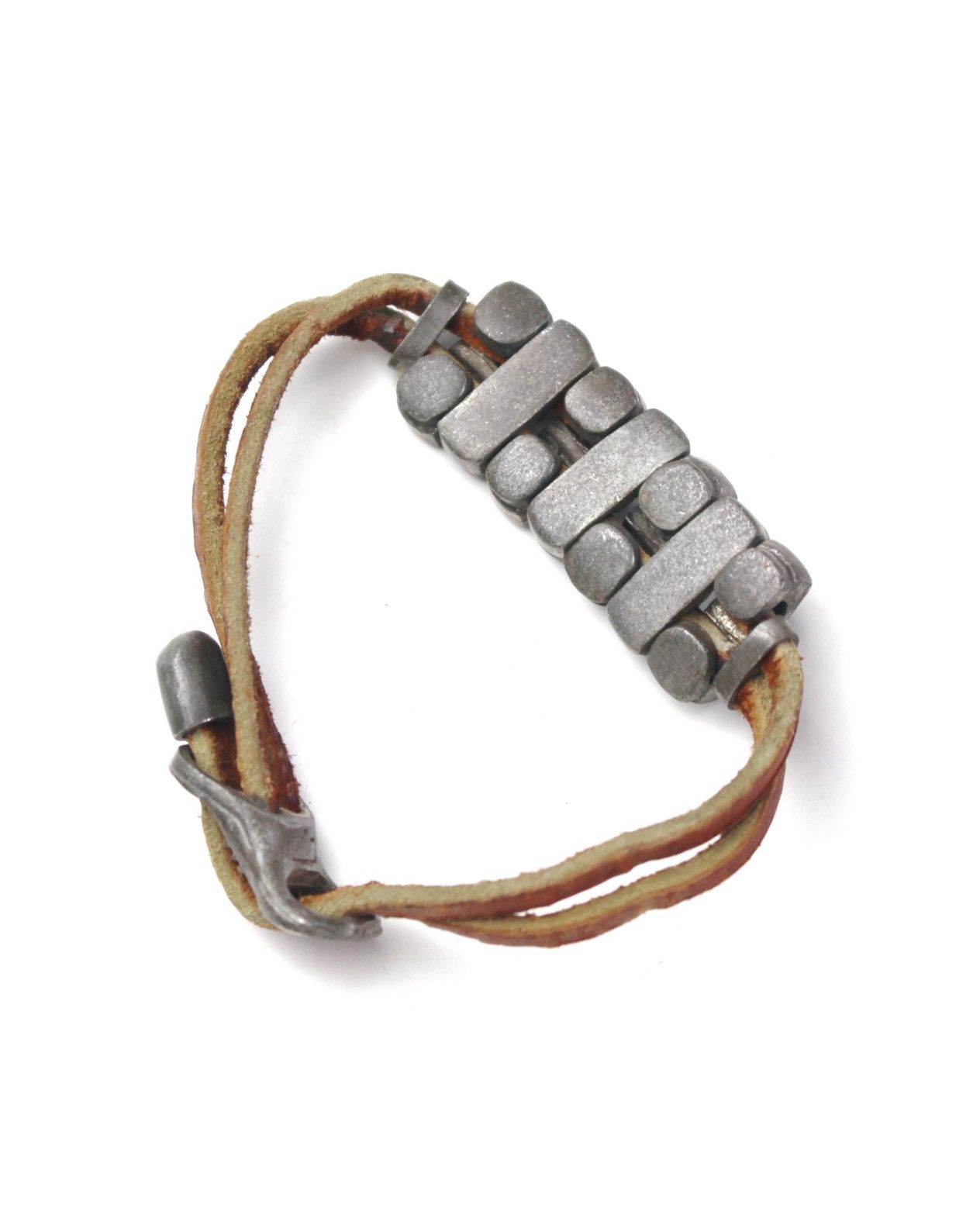 Hysteric Glamour 2000S JAPANESE MADE RUSTIC RAW METAL BRACELET Size ONE SIZE - 2 Thumbnail