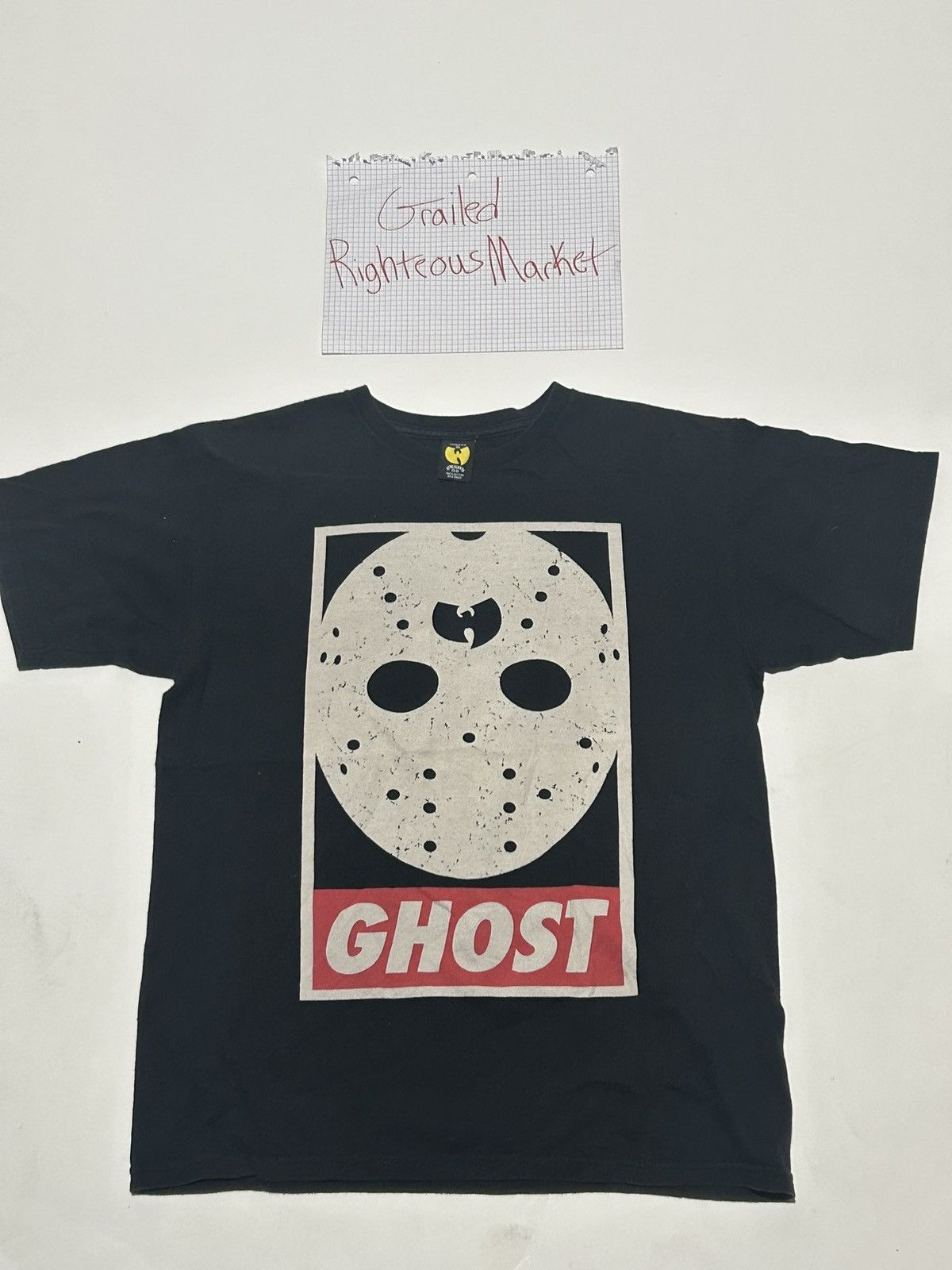 Vintage Vintage Wu Wear Ghostface Killah Jason Mask Tee Size US M / EU 48-50 / 2 - 1 Thumbnail