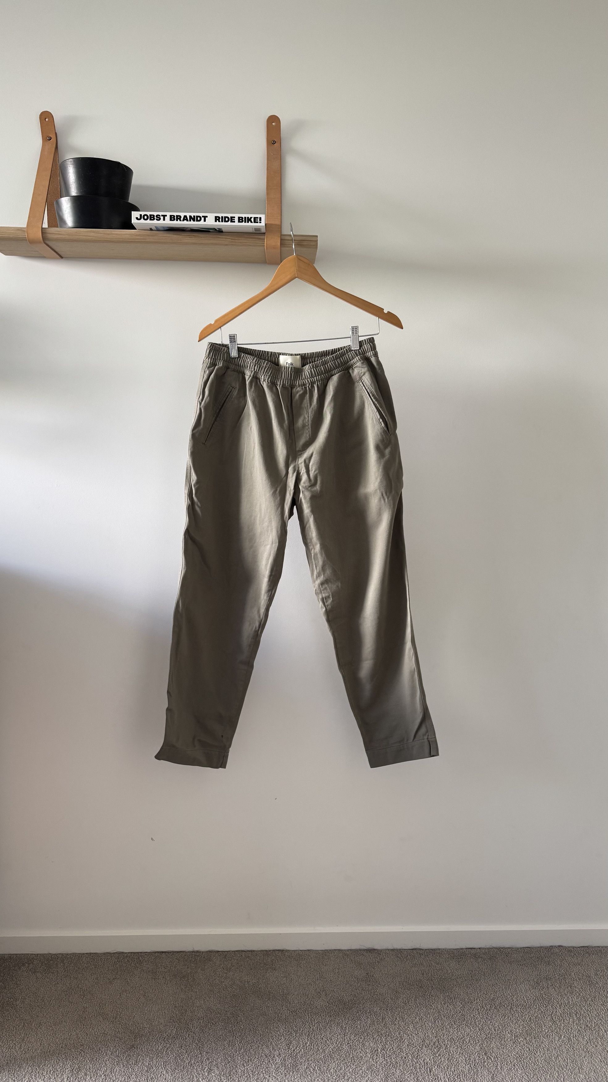 Folk Assembly Drawcord Pant Mineral Green Size US 32 / EU 48 - 1 Thumbnail