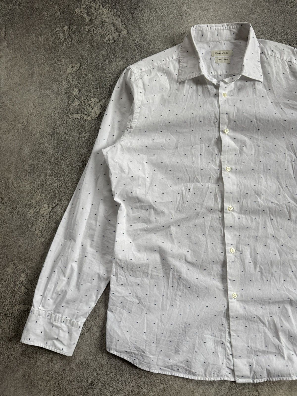 Massimo Dutti Massimo Dutti L printed dotted shirts button up long sleeve Size US L / EU 52-54 / 3 - 5 Thumbnail