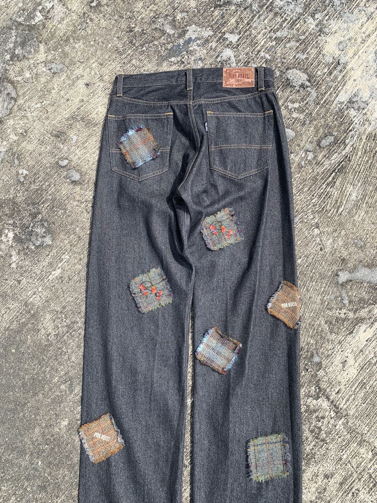 Helmut Lang × Karl Helmut × Pink House Rare🔥 pink house by helmut lang patchwork denim Size US 31 - 12 Thumbnail