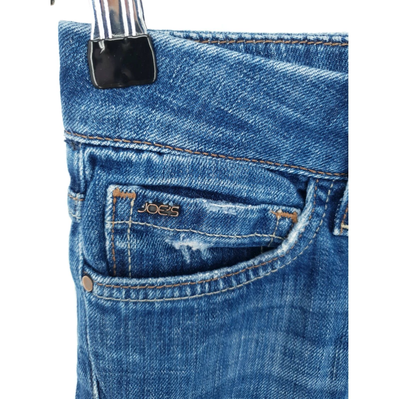 Vintage Joe's Jeans Women 26 Honey Fit Stretch Medium Wash Bootcut Jeans Denim Cotton Spandex 5-Pocket Button Zip Belt Loops Regular Inseam 28 Blue Size 26" / US 2 / IT 38 - 3 Thumbnail
