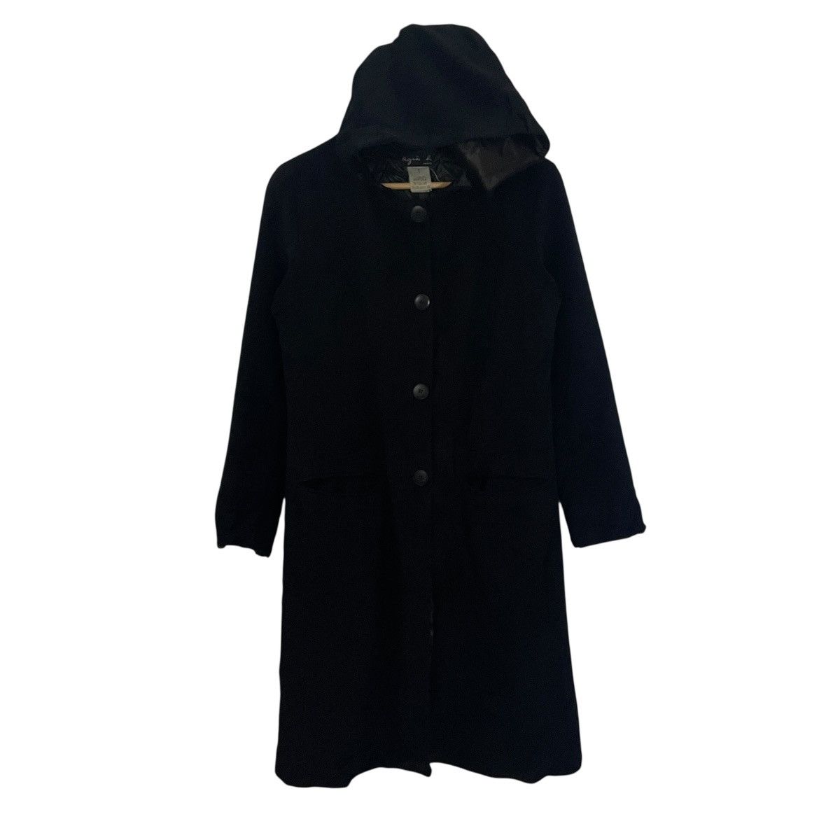 90s agnès b. double zip wool half Coat Agnes B Trench Coat 90s Agnès Double Zip Wool Half Coat Wool Blend