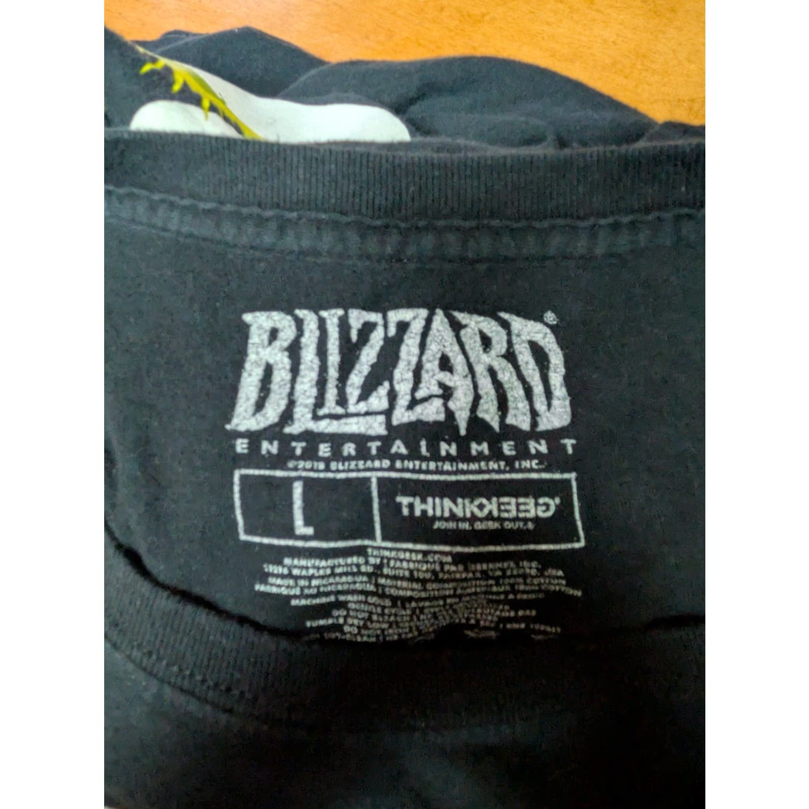 Vintage Overwatch Logo Ganymede Bastion T Shirt Blizzard Entertainment Black Large Men Short Sleeve Crew Neck Video Games 00s Graphic Tee Size US L / EU 52-54 / 3 - 2 Thumbnail