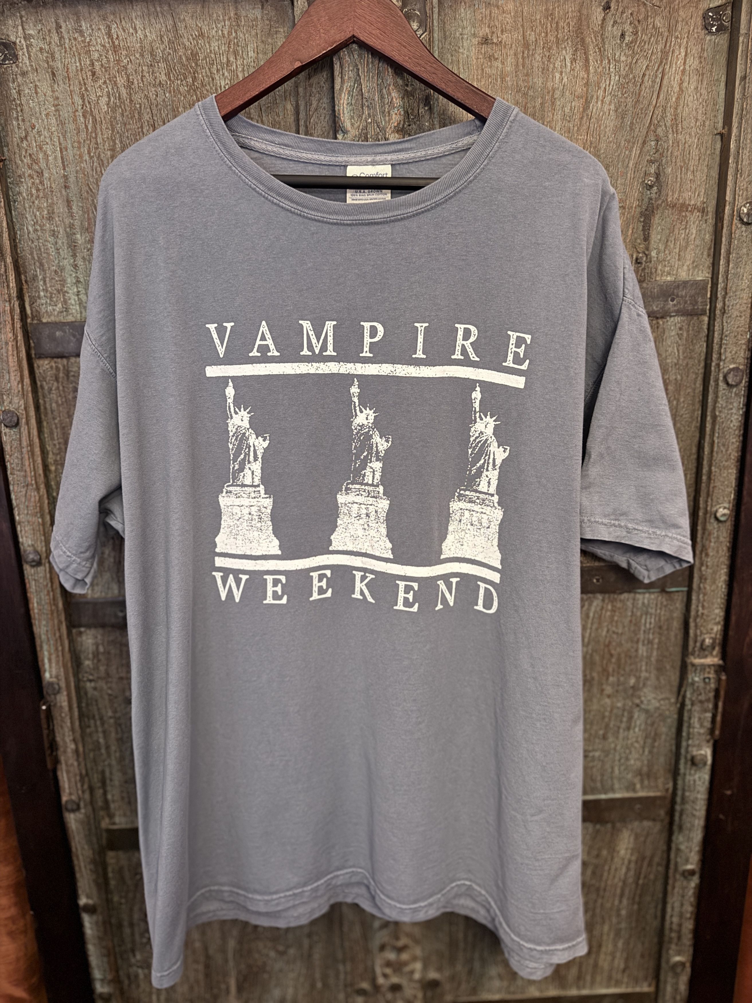 Band Tees Vampire Weekend 2024 Only God Was Above Us Tour Shirt Size US XL / EU 56 / 4 - 1 Thumbnail