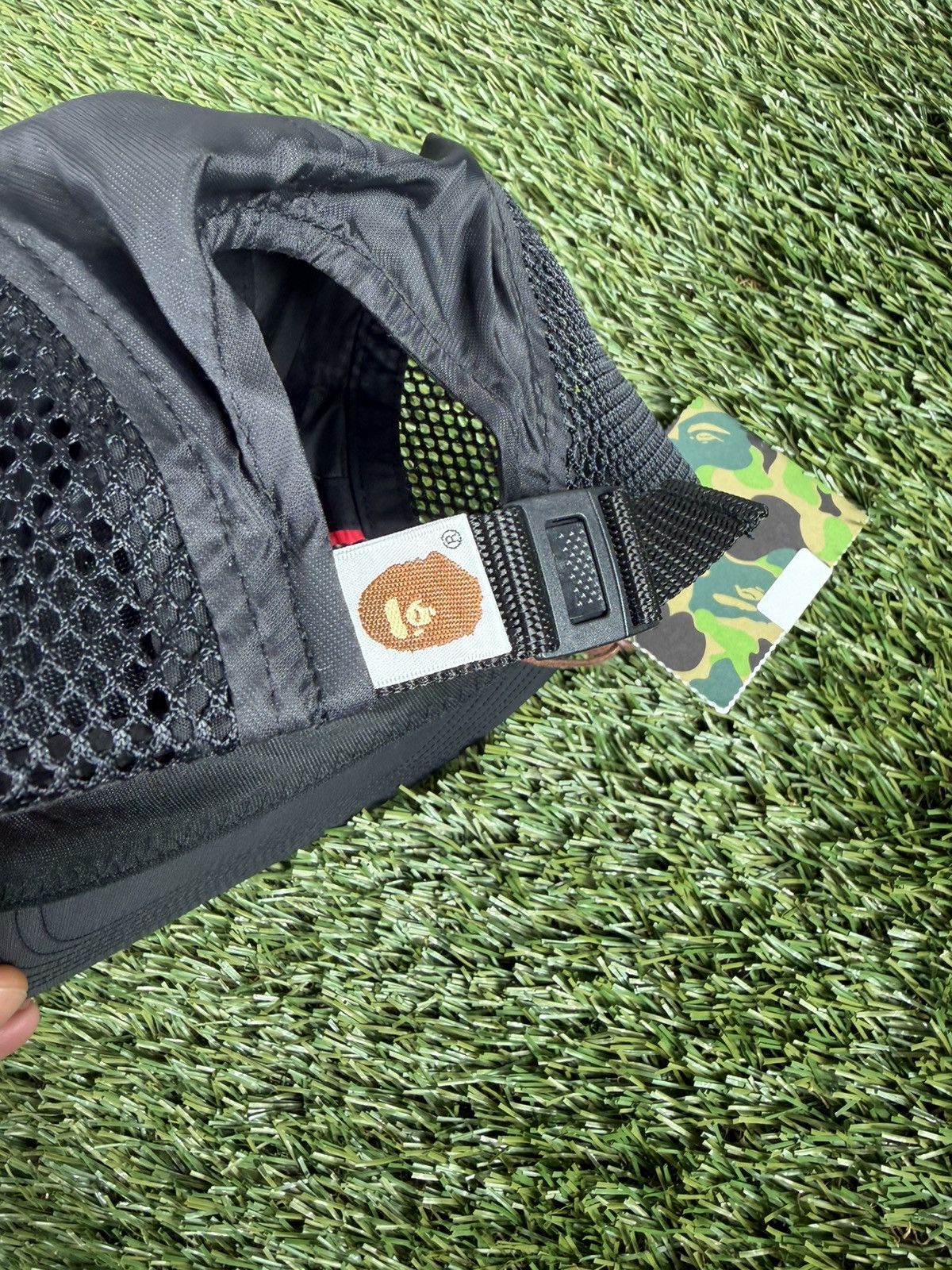Bape BAPE (A Bathing Ape) Mesh Panel Camp Cap Size ONE SIZE - 4 Thumbnail