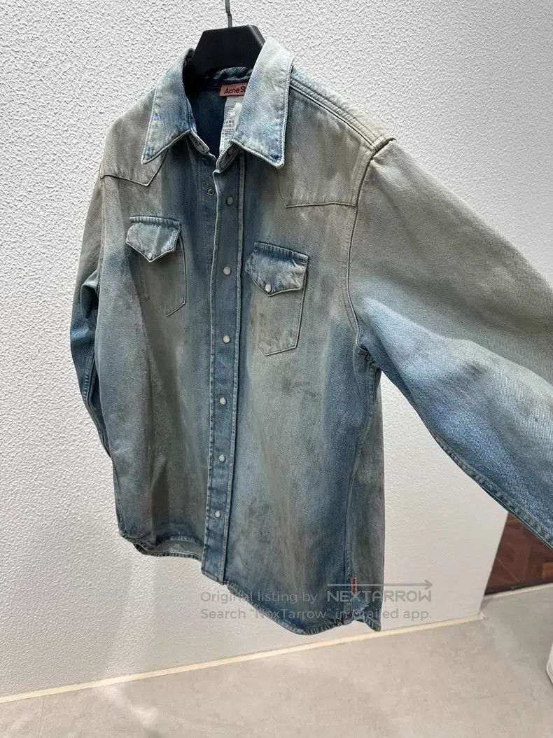 Acne Studios Acne Studios Mud Dyed Shirt Size US S / EU 44-46 / 1 - 1 Thumbnail
