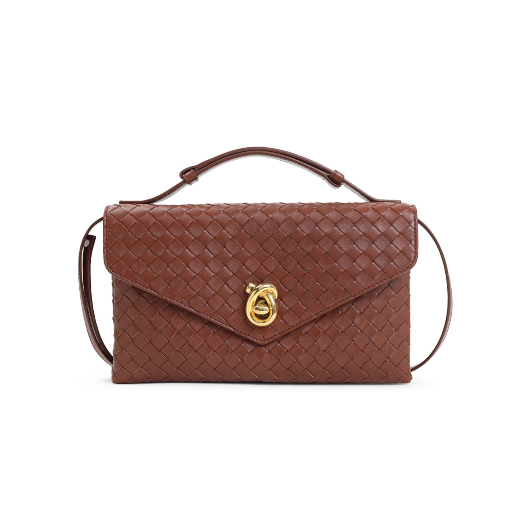 Bottega Veneta Knot Lock Shoulder Bag, Women's