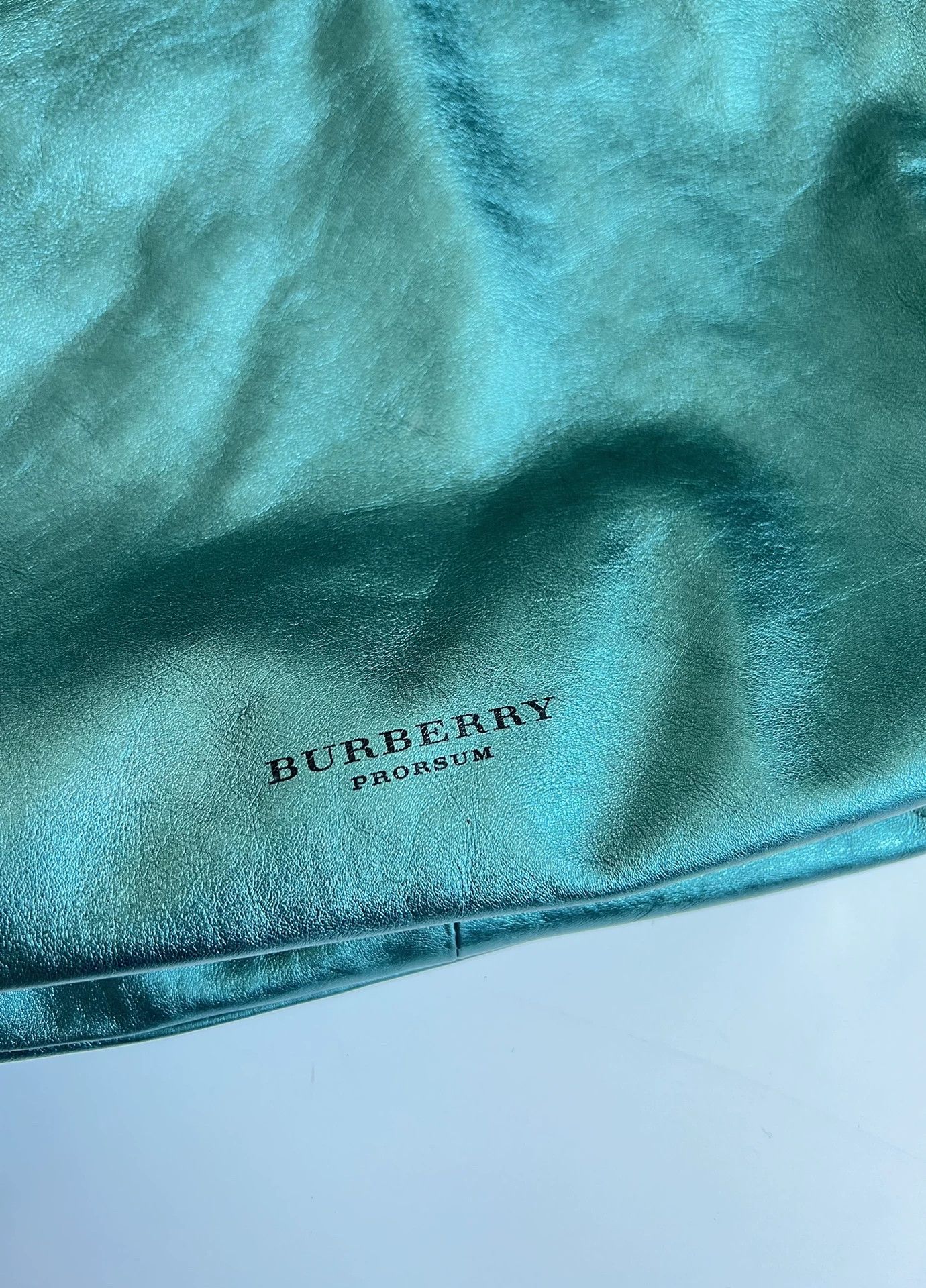 Burberry Burberry Prorsum Electric Blue Leather Tote Bag 40x40 Size ONE SIZE - 3 Thumbnail