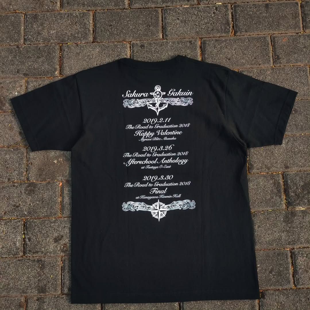 Band Tees Sakura Gakuin BABYMETAL Road To Graduation 2018 Tee Size US L / EU 52-54 / 3 - 3 Thumbnail