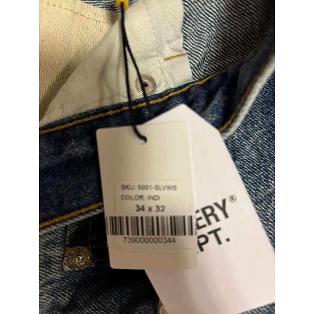 Gallery Dept. o1rshd1 34x32/ Selvedge Denim Indigo Jean Pants in Blue Size US 34 / EU 50 - 17 Thumbnail