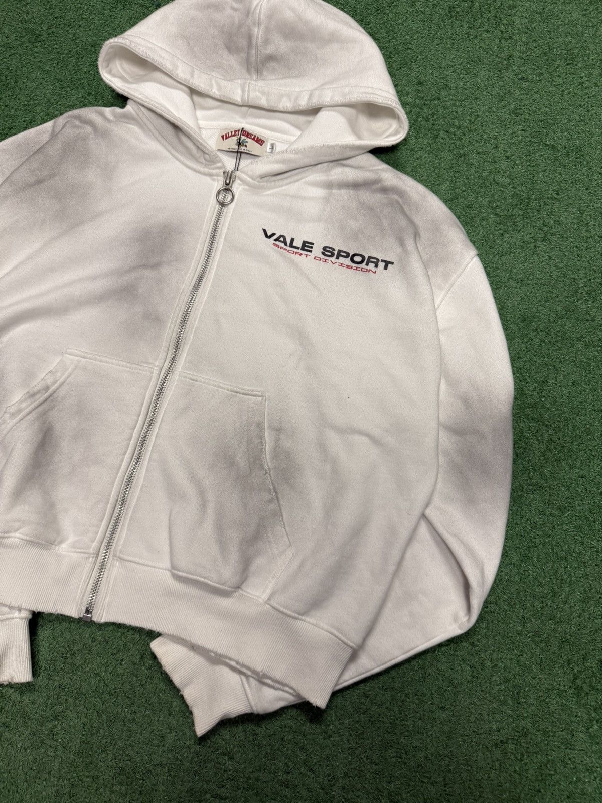 Vale Vale sport white zip up hoodie Size US L / EU 52-54 / 3 - 2 Thumbnail