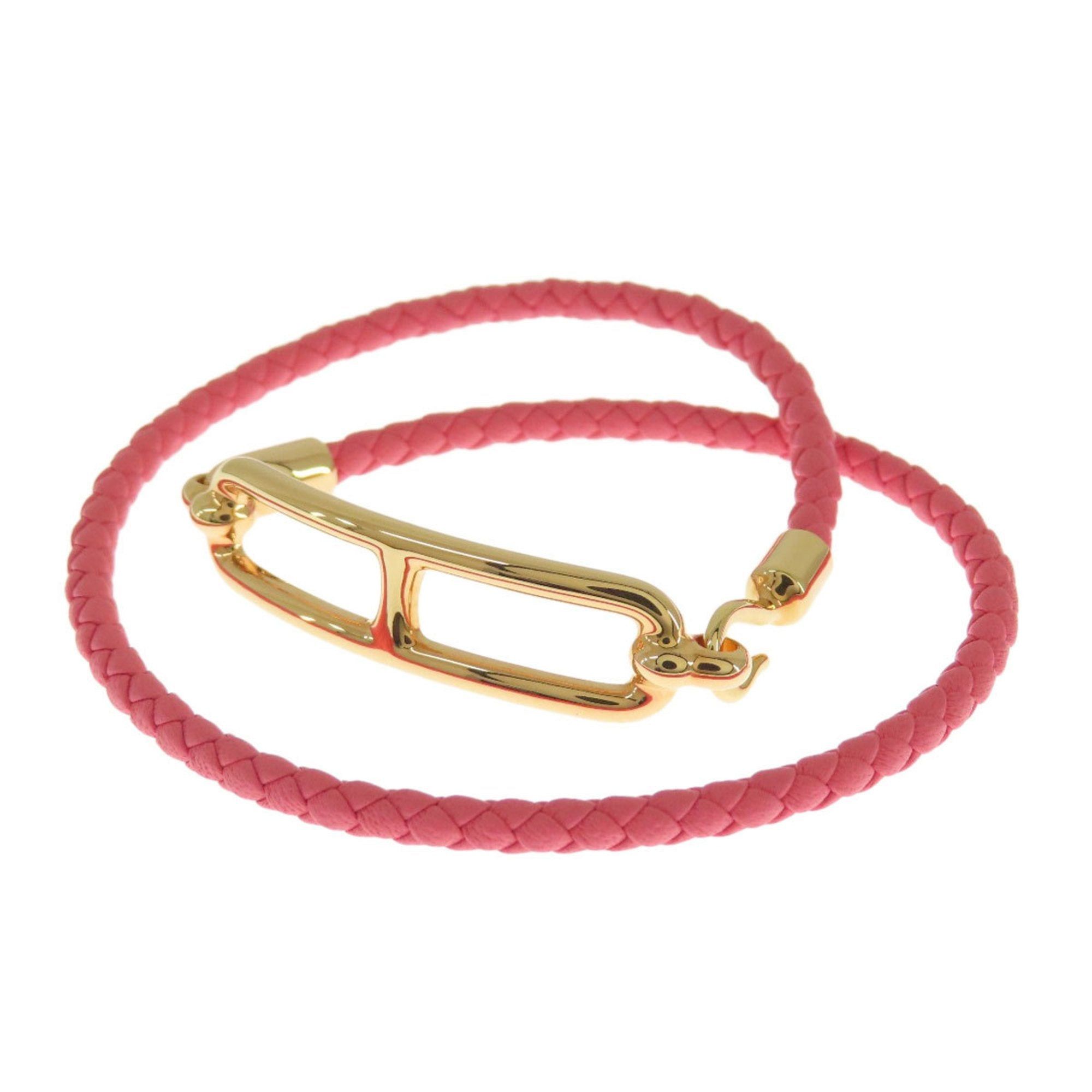 image of Hermes Luli Double Tour Bracelet Women's in Black