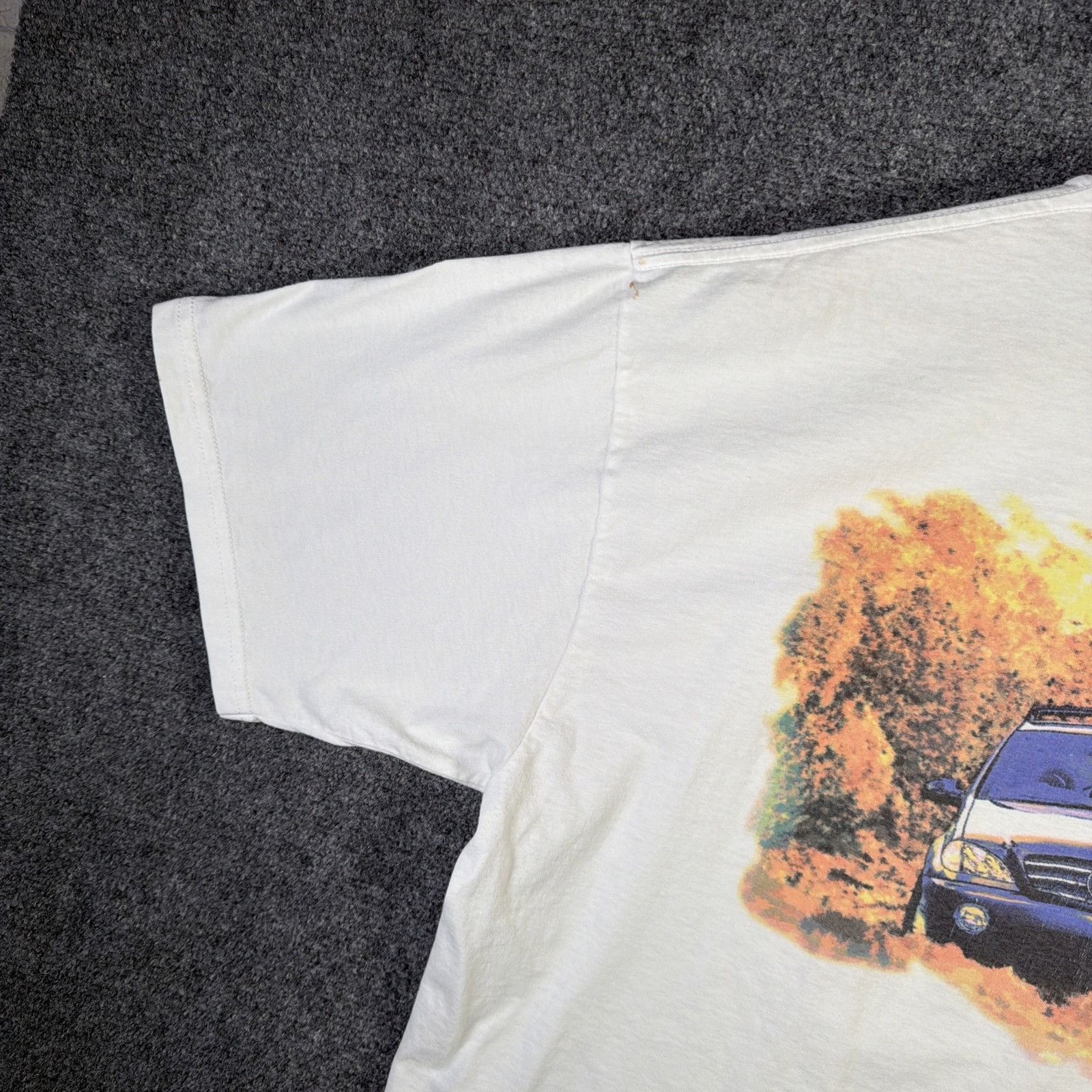 Mercedes-Benz Vintage Mercedes Benz Shirt Mens XL White 90s Offroad Car Size US XL / EU 56 / 4 - 8 Thumbnail