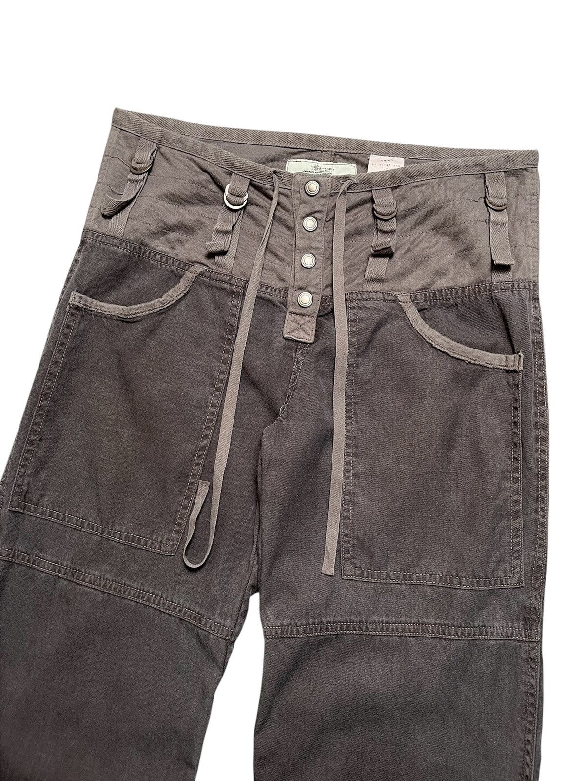 Hysteric Glamour NICE DESIGN✨ Juddy Corn Bondage Flare Pants Size US 28 / EU 44 - 4 Thumbnail