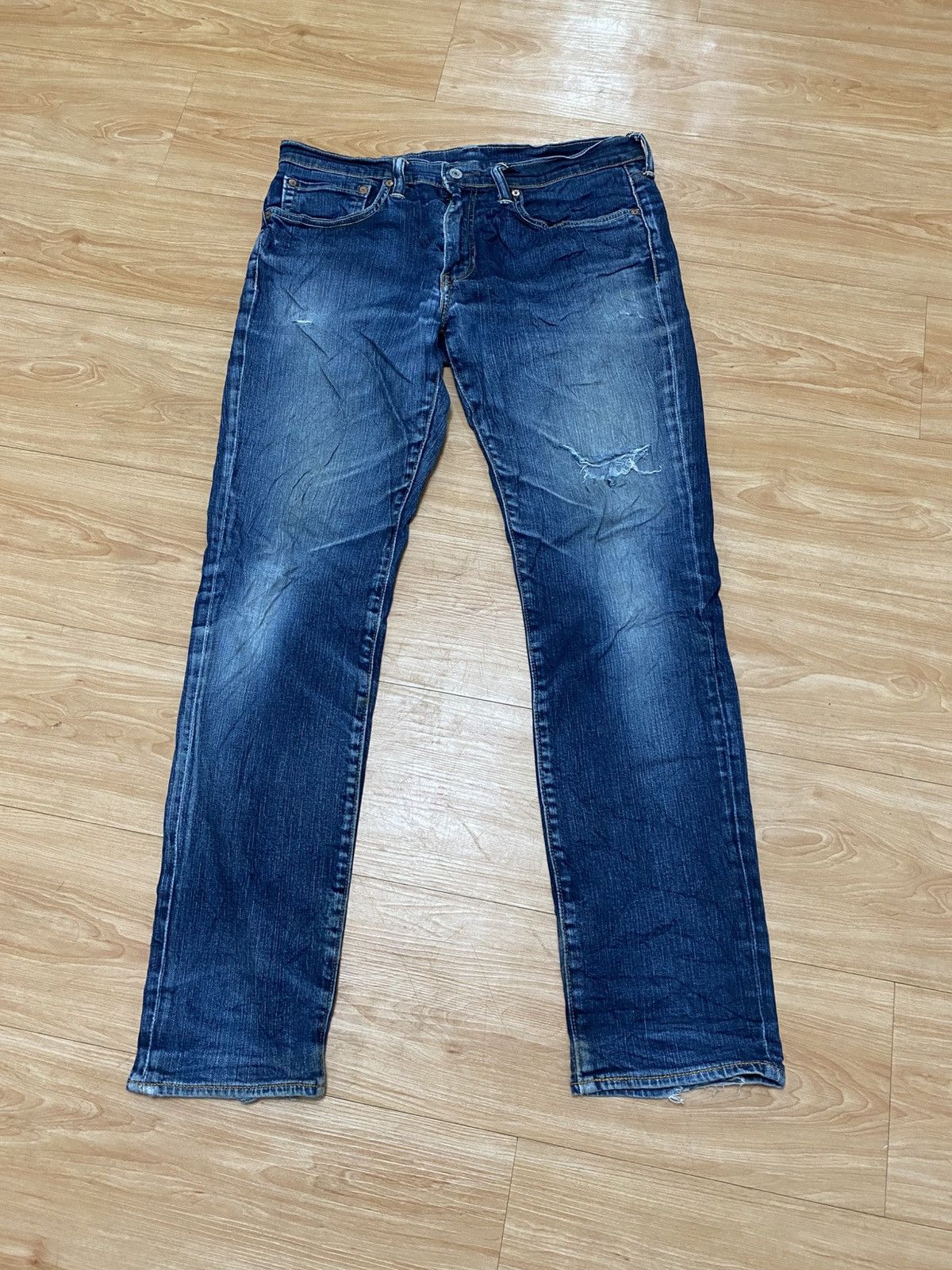 Levi's × Vintage Vintage Levis 511 denim distressed Size US 35 - 2 Thumbnail