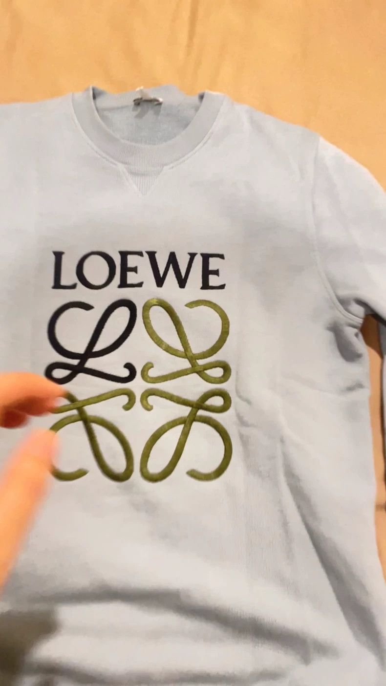 Loewe LOEWE Smog blue hoodie Size XS / US 0-2 / IT 36-38 - 1 Thumbnail