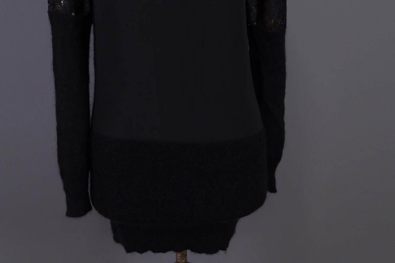 Allsaints AllSaints Black Silk Knit Dress Size UK 6 / US 2 / EU 34 Size XS / US 0-2 / IT 36-38 - 5 Thumbnail