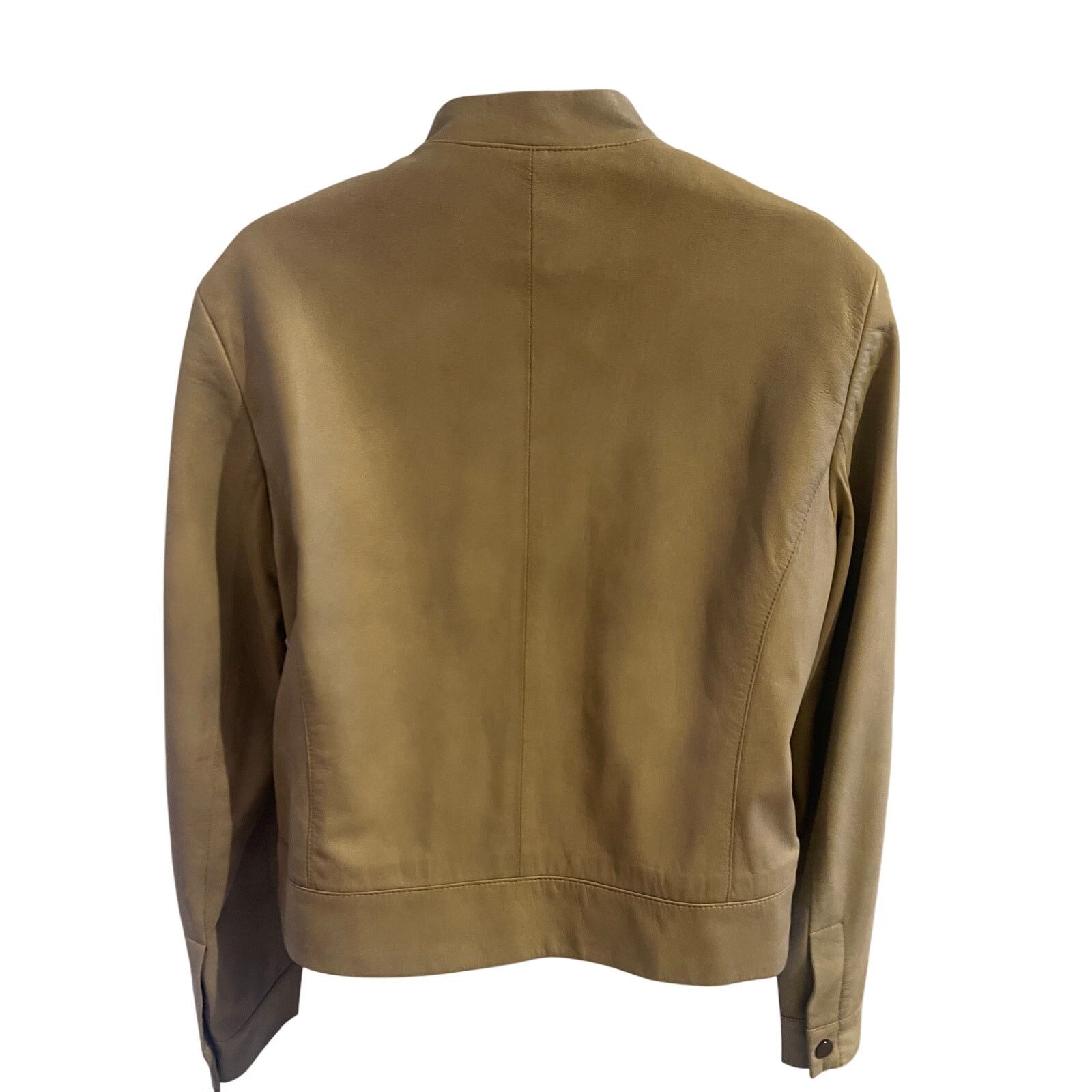 Jones New York Jones New York Vintage Tan Leather Jacket Women’s Size 8 Size M / US 6-8 / IT 42-44 - 5 Thumbnail