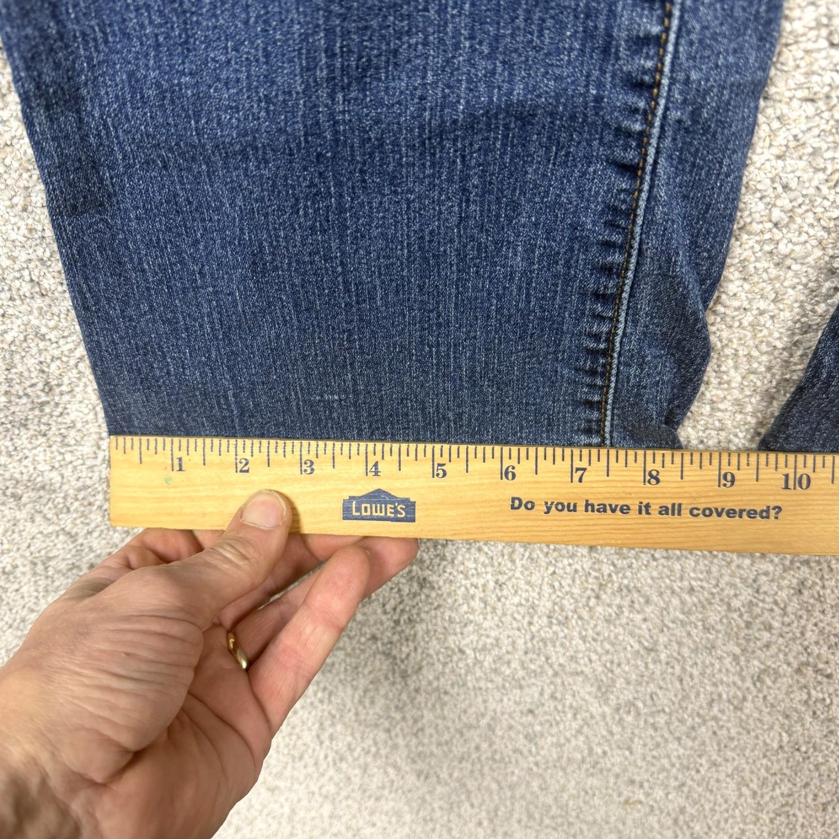Vintage Signature Levi's Modern Bootcut Jeans Womens 10S Bootcut Denim Blue Medium 30x27 5-Pocket Stretch Jeans Womens Size 32" / US 10 / IT 46 - 3 Thumbnail