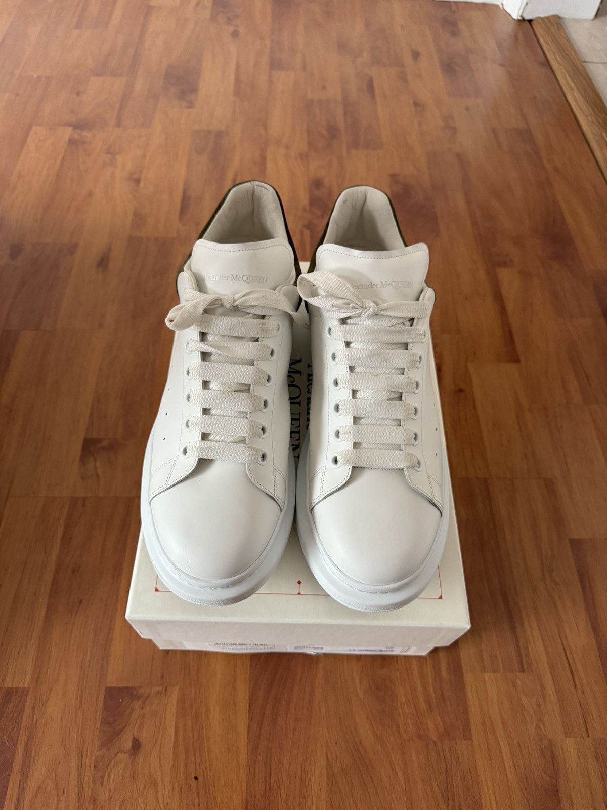image of Alexander Mcqueen Oversized Sneaker Size 47.5 in White, Men's