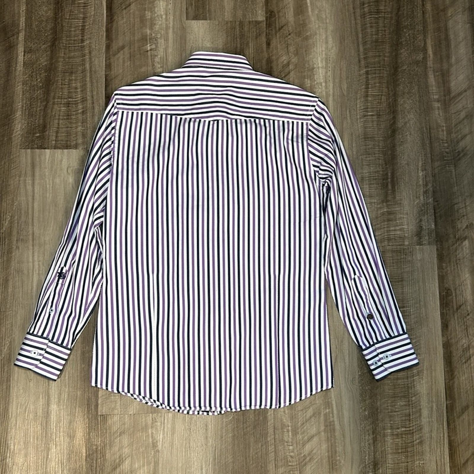Stone Rose Stone Rose Black Rivet Collection Long Sleeve Button - 1 Size US S / EU 44-46 / 1 - 3 Thumbnail