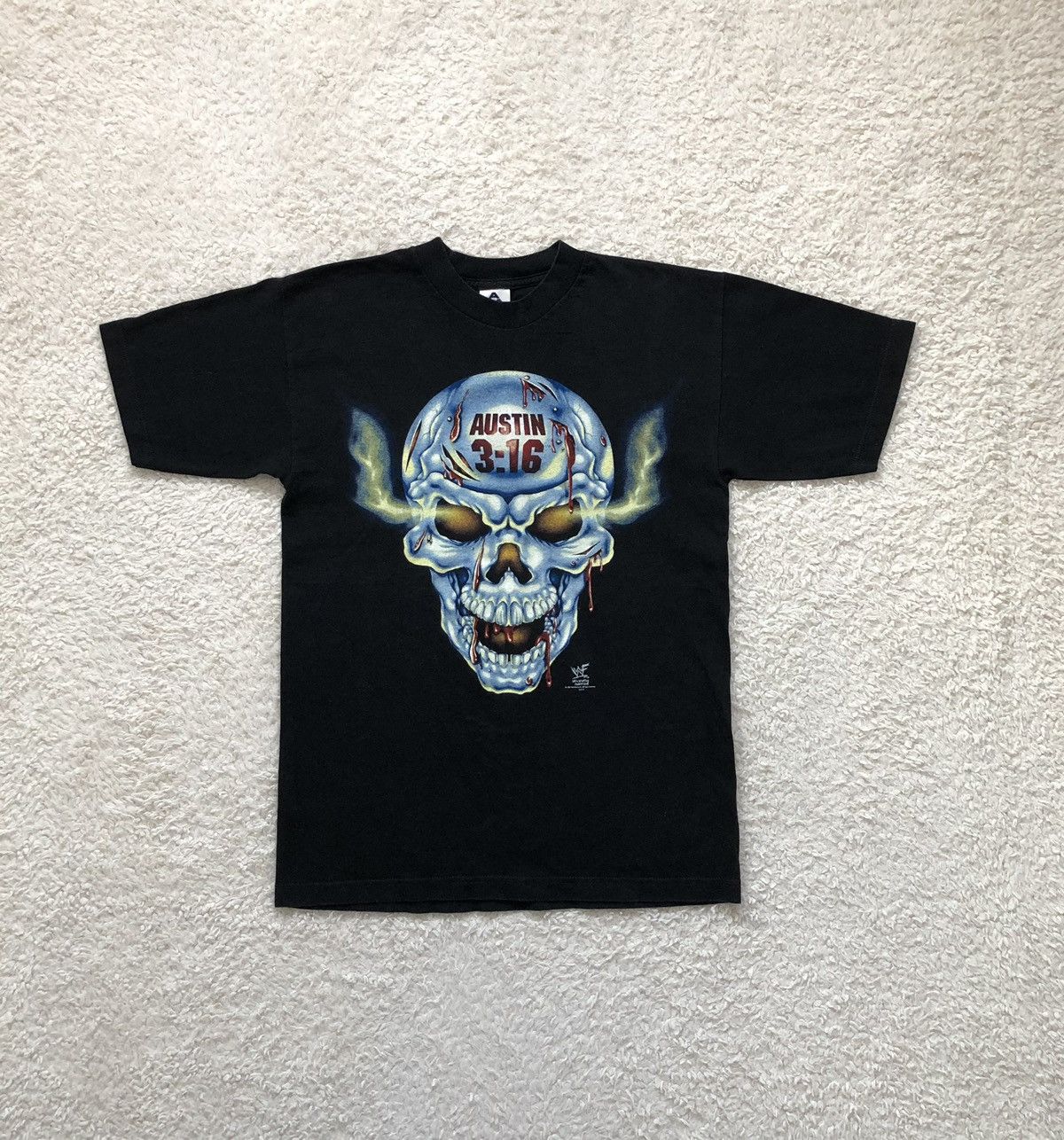Vintage Rare Tshirt Steve Austin 3:16 WWF 1994 License Vintage 90’s Size US M / EU 48-50 / 2 - 3 Thumbnail