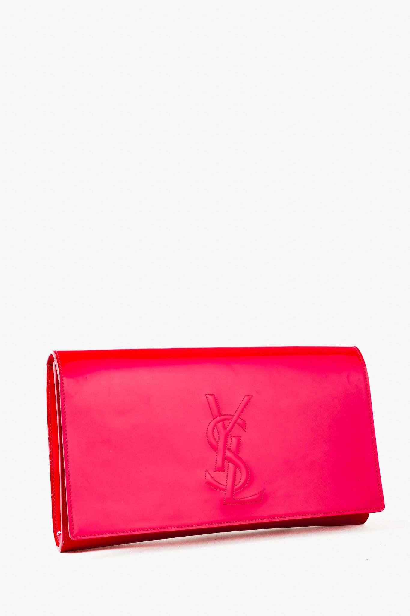 Saint Laurent Paris Saint Laurent Belle de Jour Clutch Patent Leather Clutch Size ONE SIZE - 2 Thumbnail