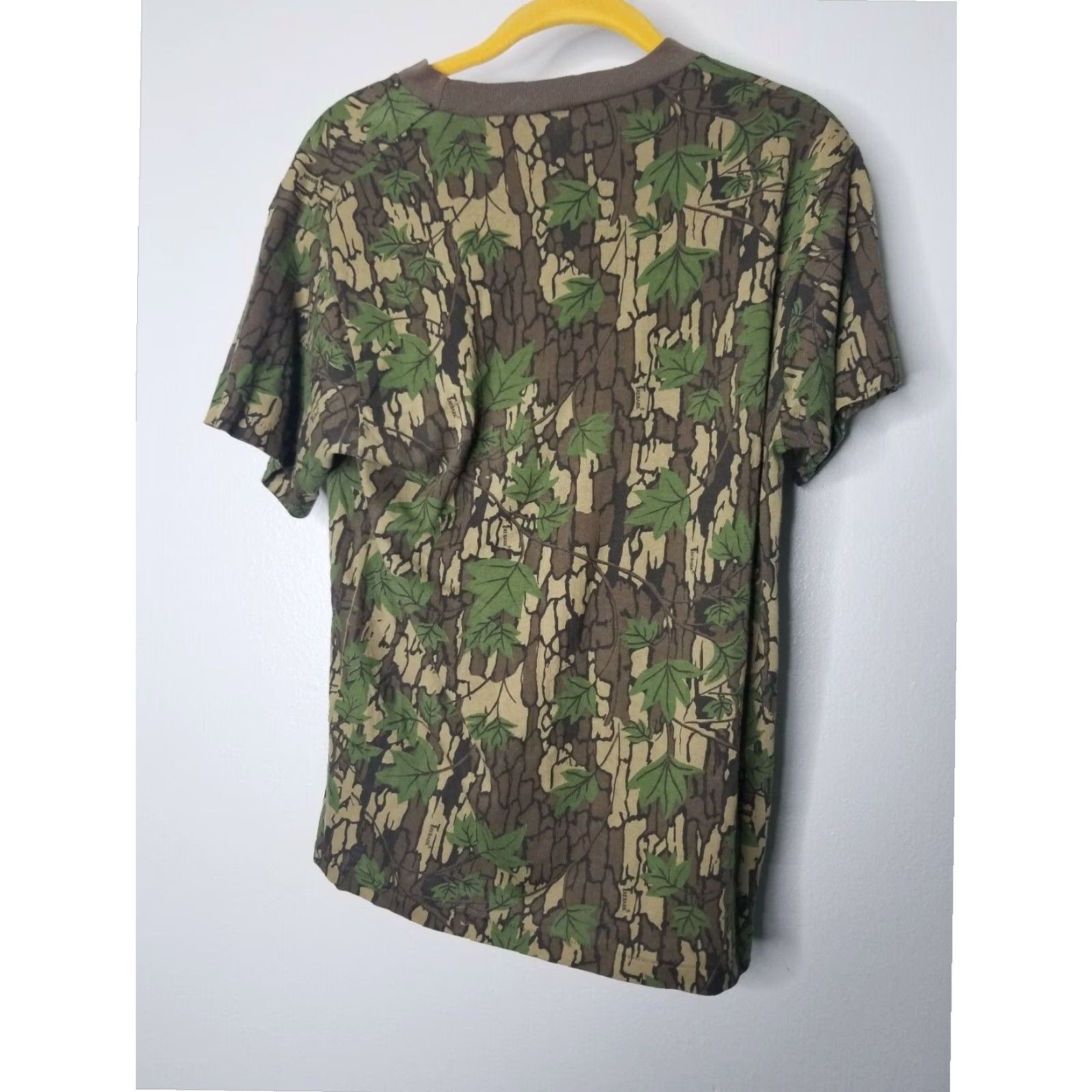 Vintage VINTAGE Trebark Camo T Shirt Mens M USA Made Pocket Tee 80s 90s Green Size US M / EU 48-50 / 2 - 2 Thumbnail