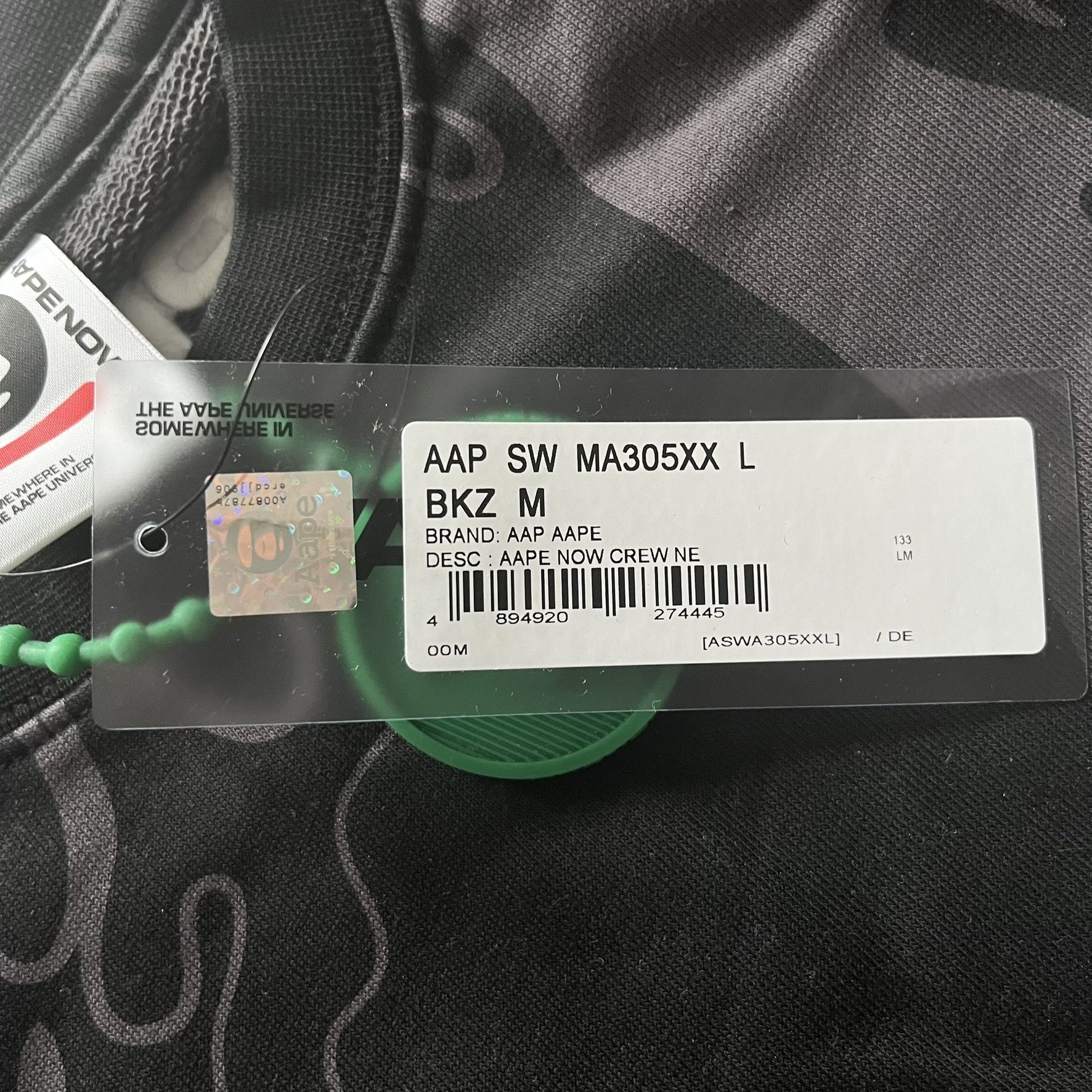 Aape AAPE By Bathing Ape Now Silicon Badge Camo Crewneck Size US M / EU 48-50 / 2 - 7 Thumbnail