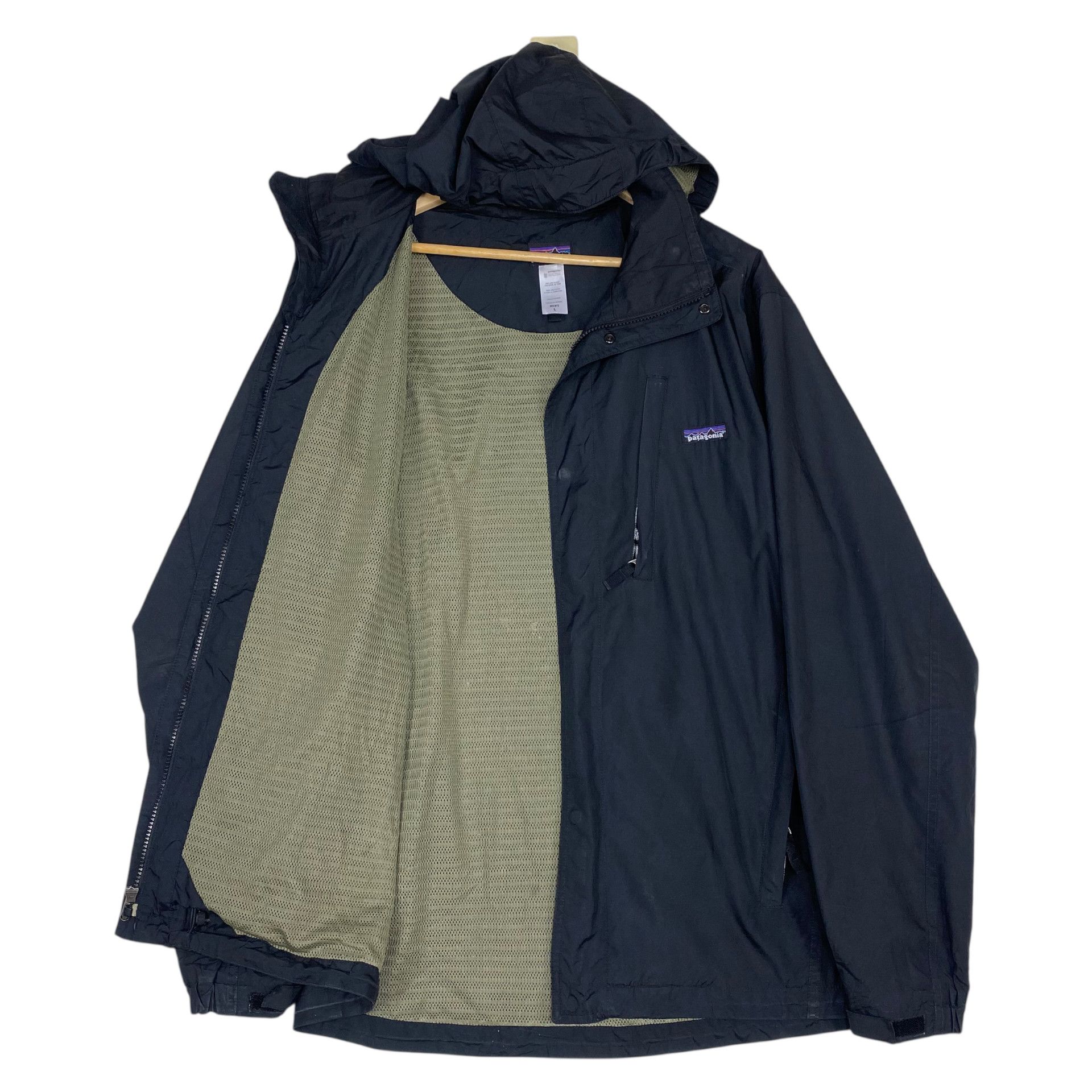 Patagonia 💥 PATAGONIA ECO 6POCKET RAIN SHELL ZIPPER JACKET Size US L / EU 52-54 / 3 - 6 Thumbnail