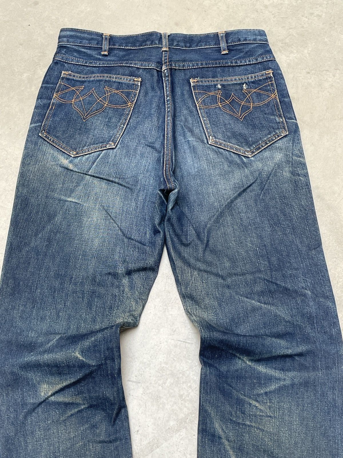 Dickies Vintage Dickies Denim Talon Zip Whiskers Fade W32 Size US 32 / EU 48 - 9 Thumbnail