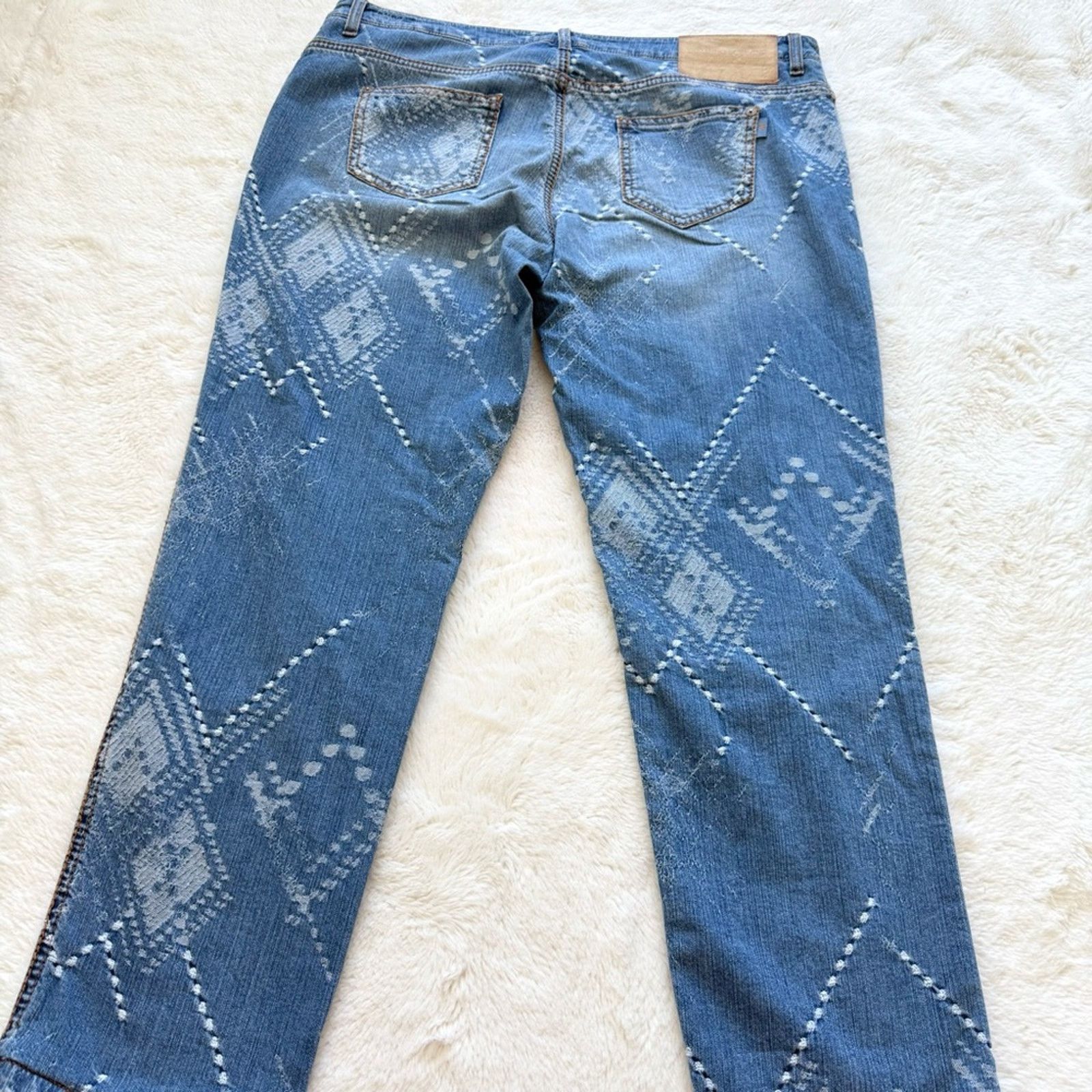 Ermanno Scervino Ermanno Scervino women crop jeans pants size 48 IT or 12 US Size 34" / US 12 / IT 48 - 9 Thumbnail