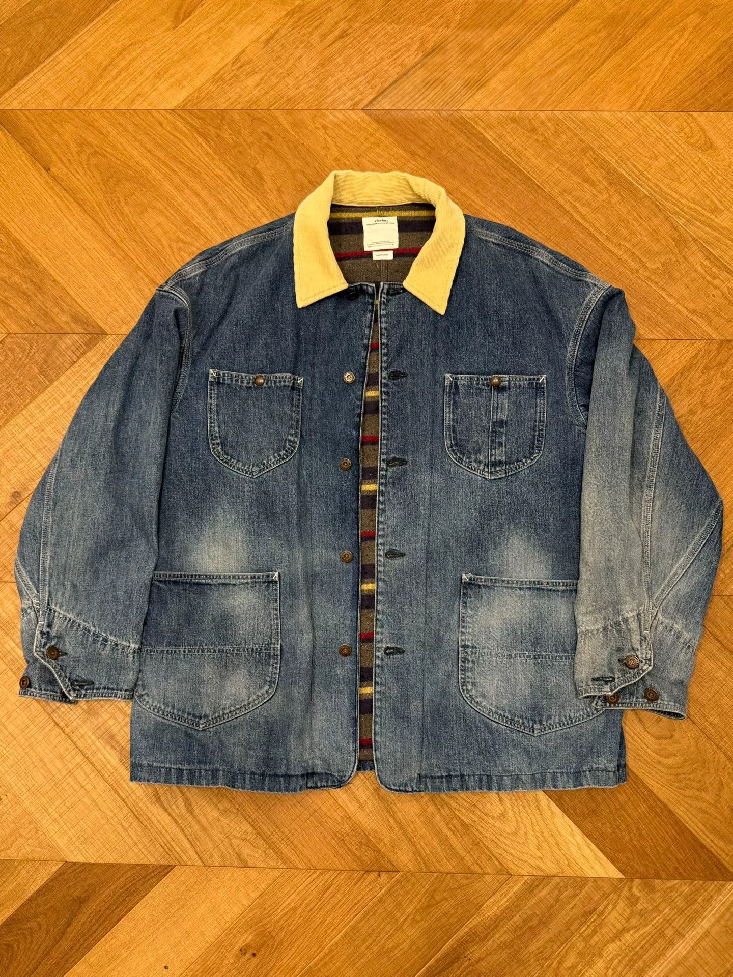 Visvim visvim 22AW Jumbo Coverall Denim Jacket Size US XL / EU 56 / 4 - 1 Thumbnail
