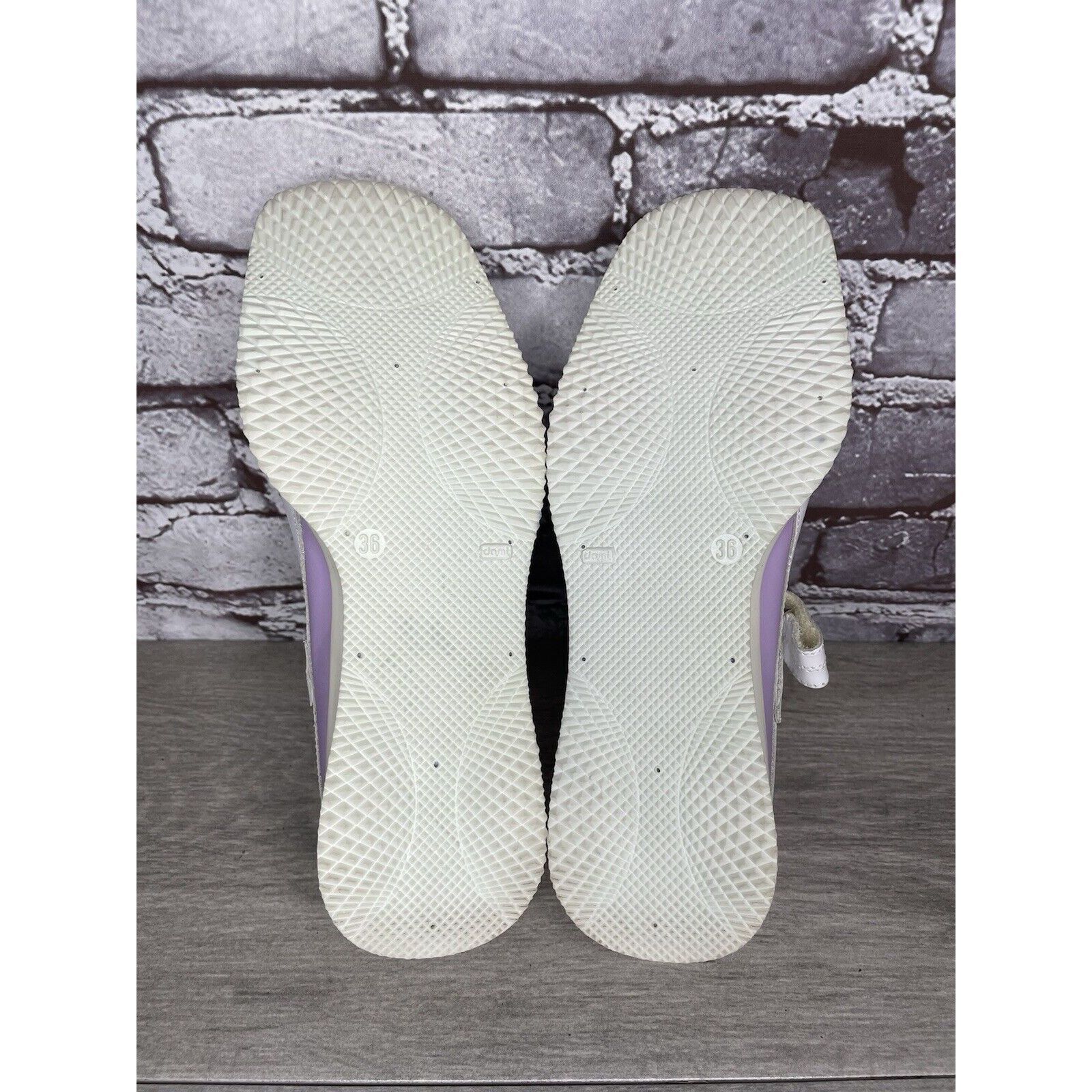 Other Halogen Purple Leather White MaryJane Strap Wedge Comfort Sh Size US 6 / IT 36 - 11 Thumbnail