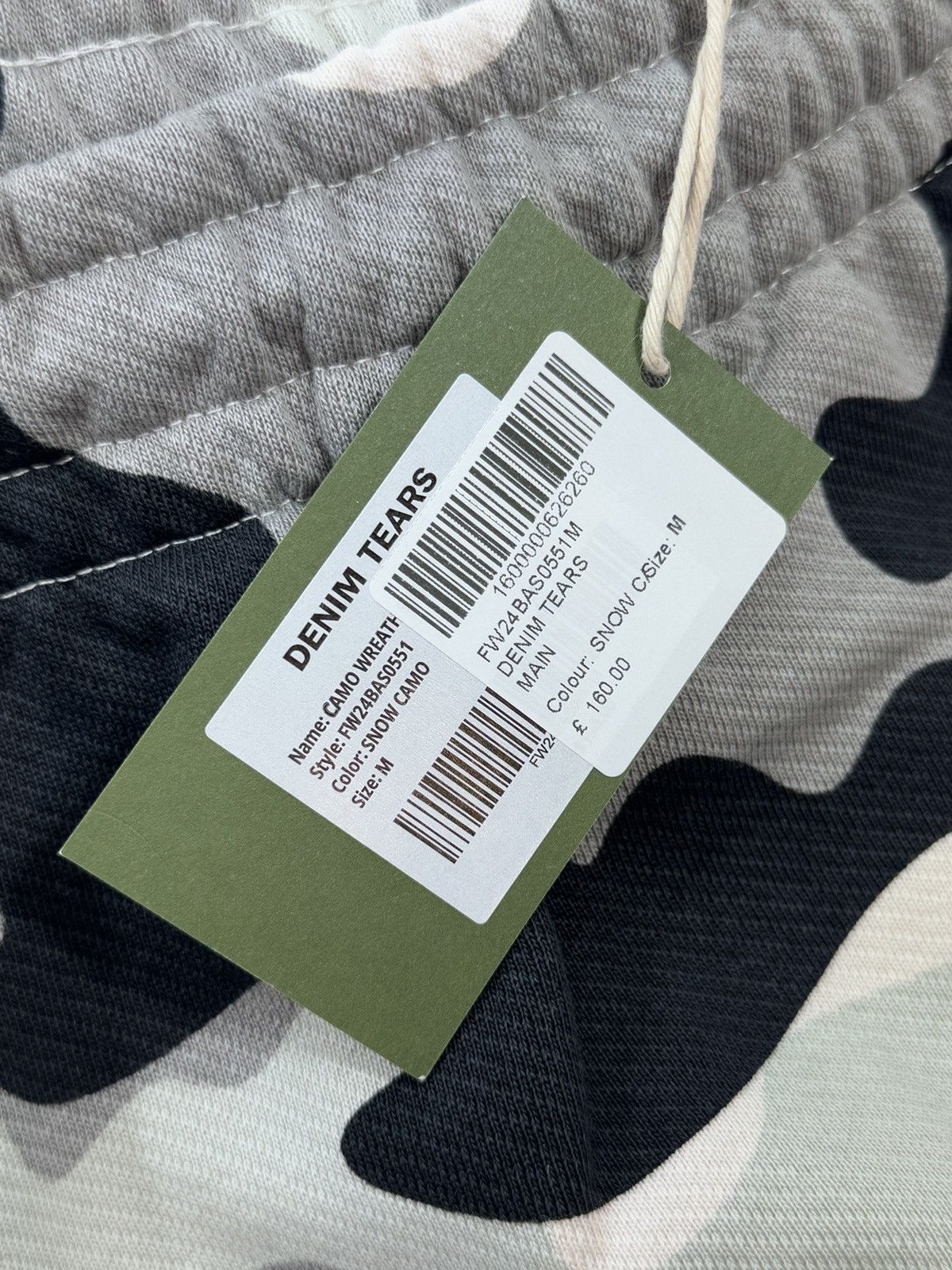 DENIM TEARS CAMOUFLAGE SWEATPANTS Size US 32 / EU 48 - 4 Thumbnail