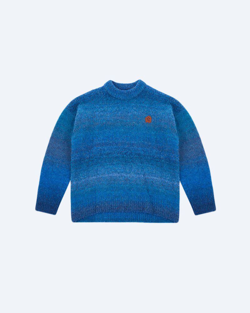 Ader Error Ader Error Canyon Knit Blue Gradient Sweater Size US M / EU 48-50 / 2 - 12 Thumbnail
