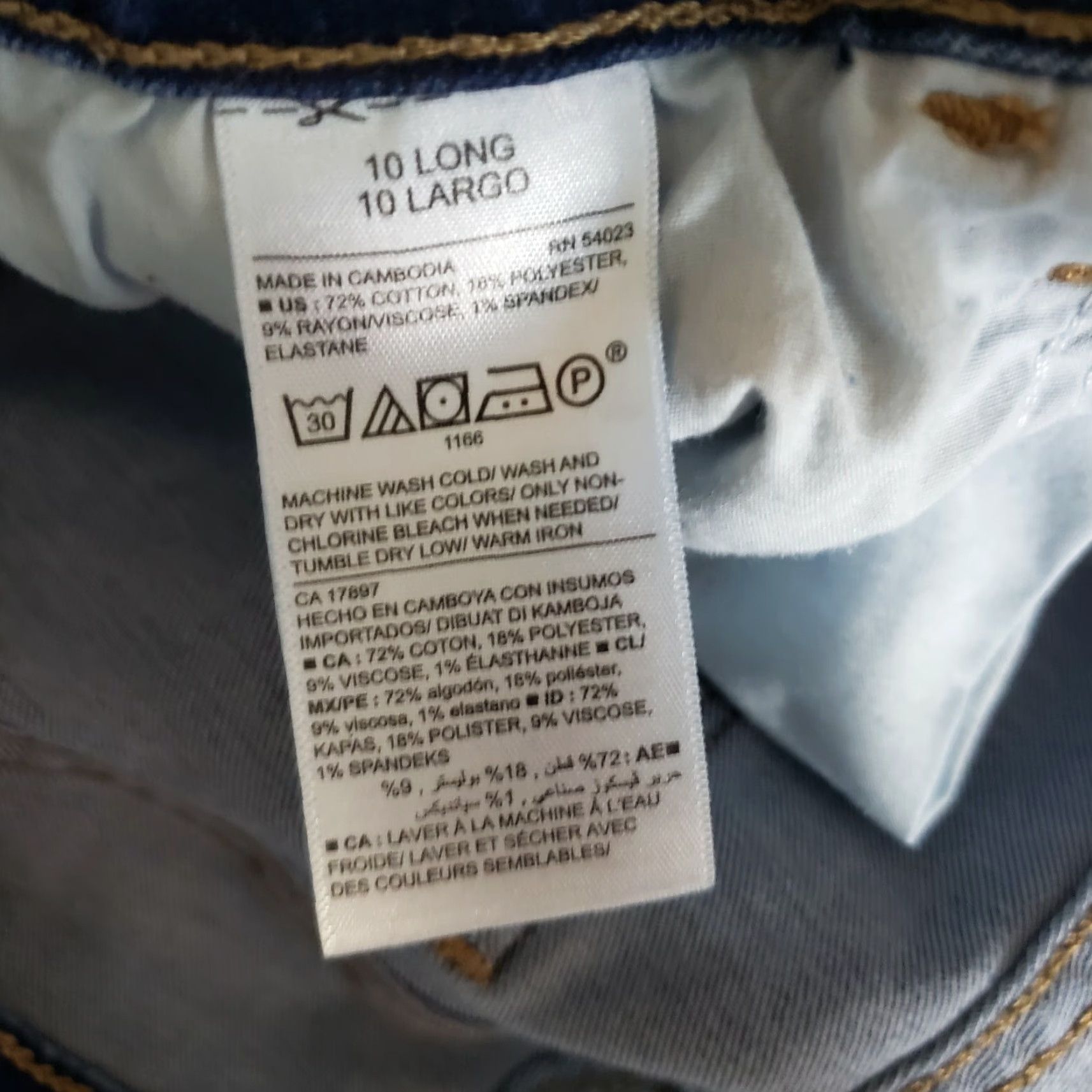 Old Navy Old Navy Womens Rockstar Jeans Size 10 Blue Distressed Skinny Low Rise Jeans Size 32" / US 10 / IT 46 - 7 Thumbnail