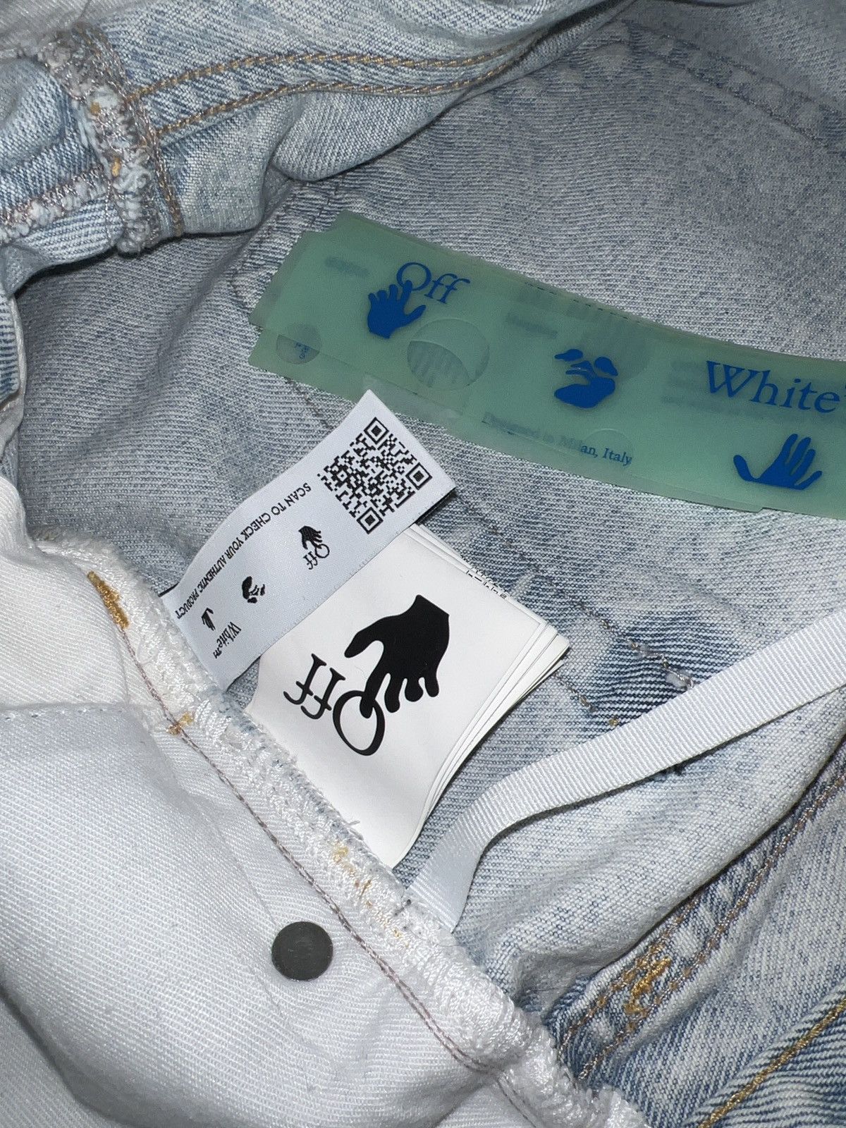 Off-White Off-White Logo Jeans (MSRP $795) Size US 34 / EU 50 - 11 Thumbnail