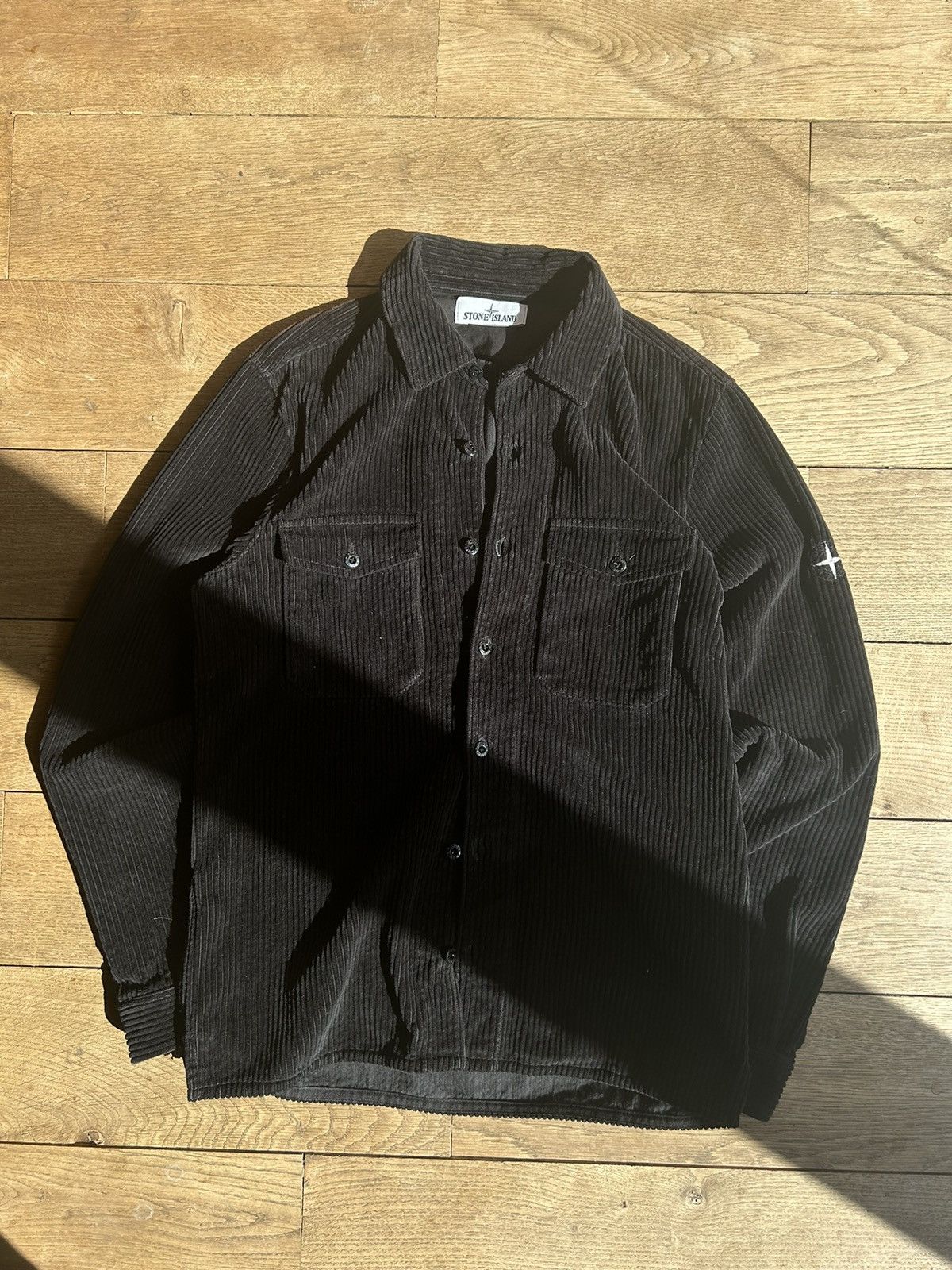 Stone Island STONE ISLAND CORDUROY OVERSHIRT JACKET Size US S / EU 44-46 / 1 - 1 Thumbnail
