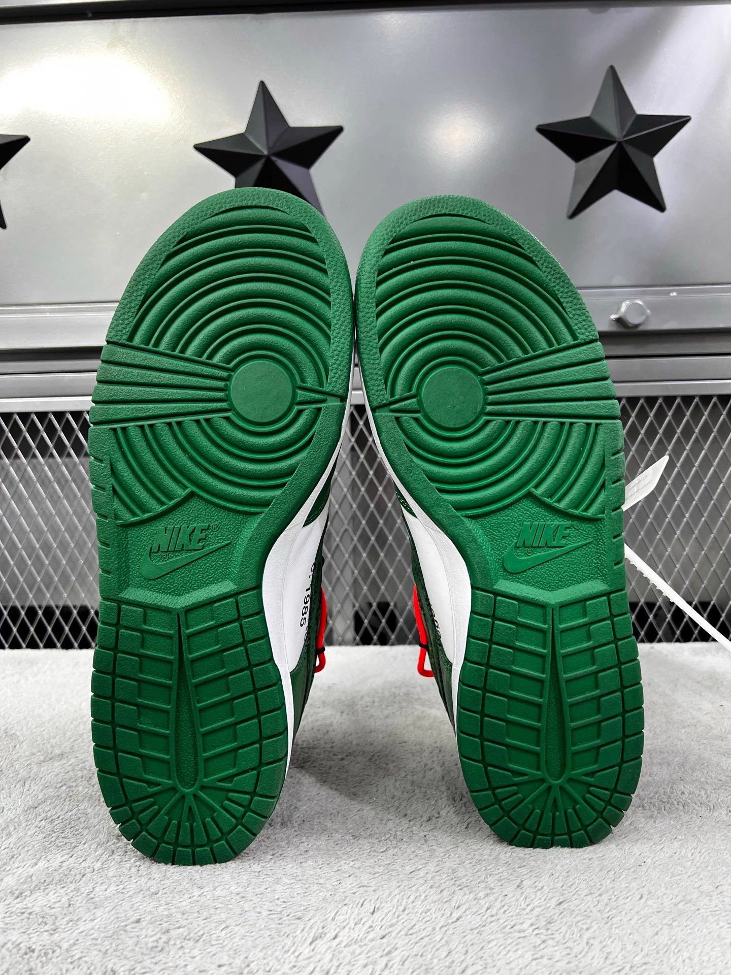 Nike OFF-WHITE x Nike Dunk White Green Like New Size 45 Size US 12 / EU 45 - 5 Thumbnail
