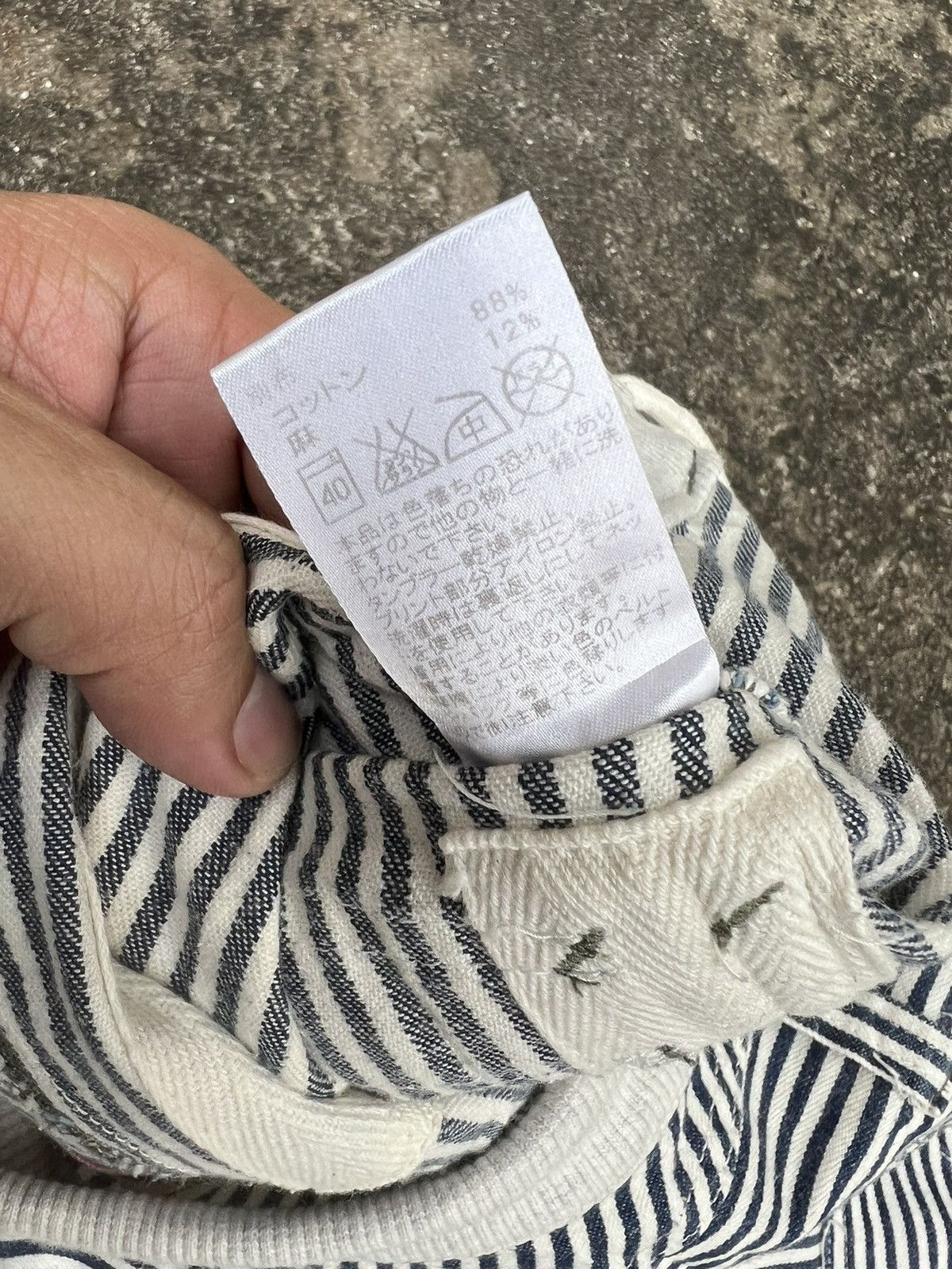 Japanese Brand OLD BETTY’S HICKORY STRIPE PANTS Size US 29 - 13 Thumbnail