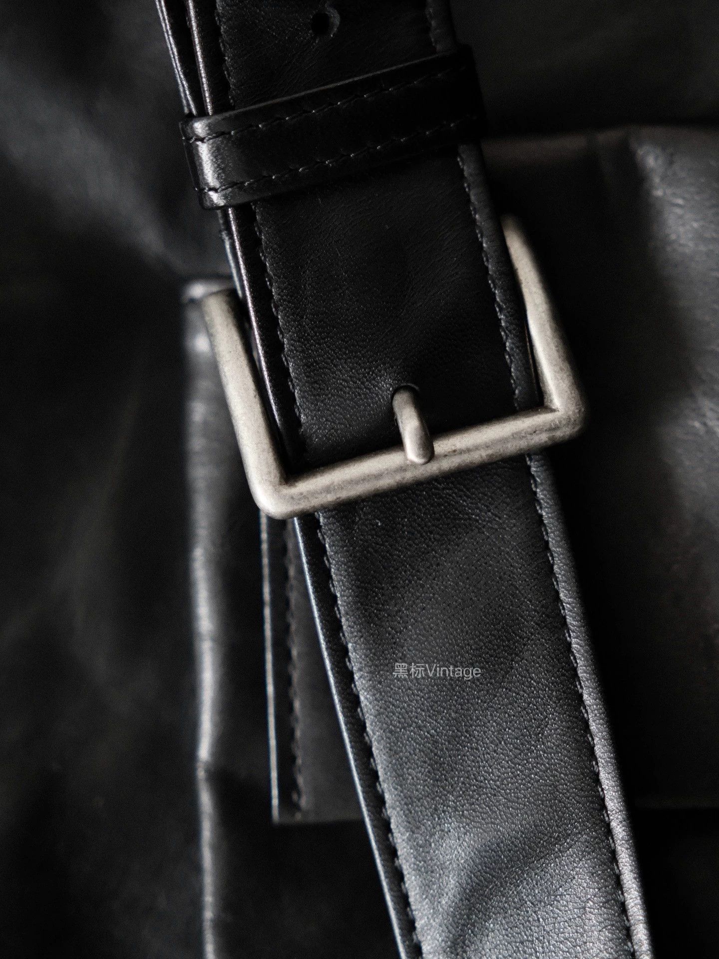 Yohji Yamamoto Yohji 17AW Vintage Horsehide Crossbody Bag Men's 9/10 Size ONE SIZE - 8 Thumbnail